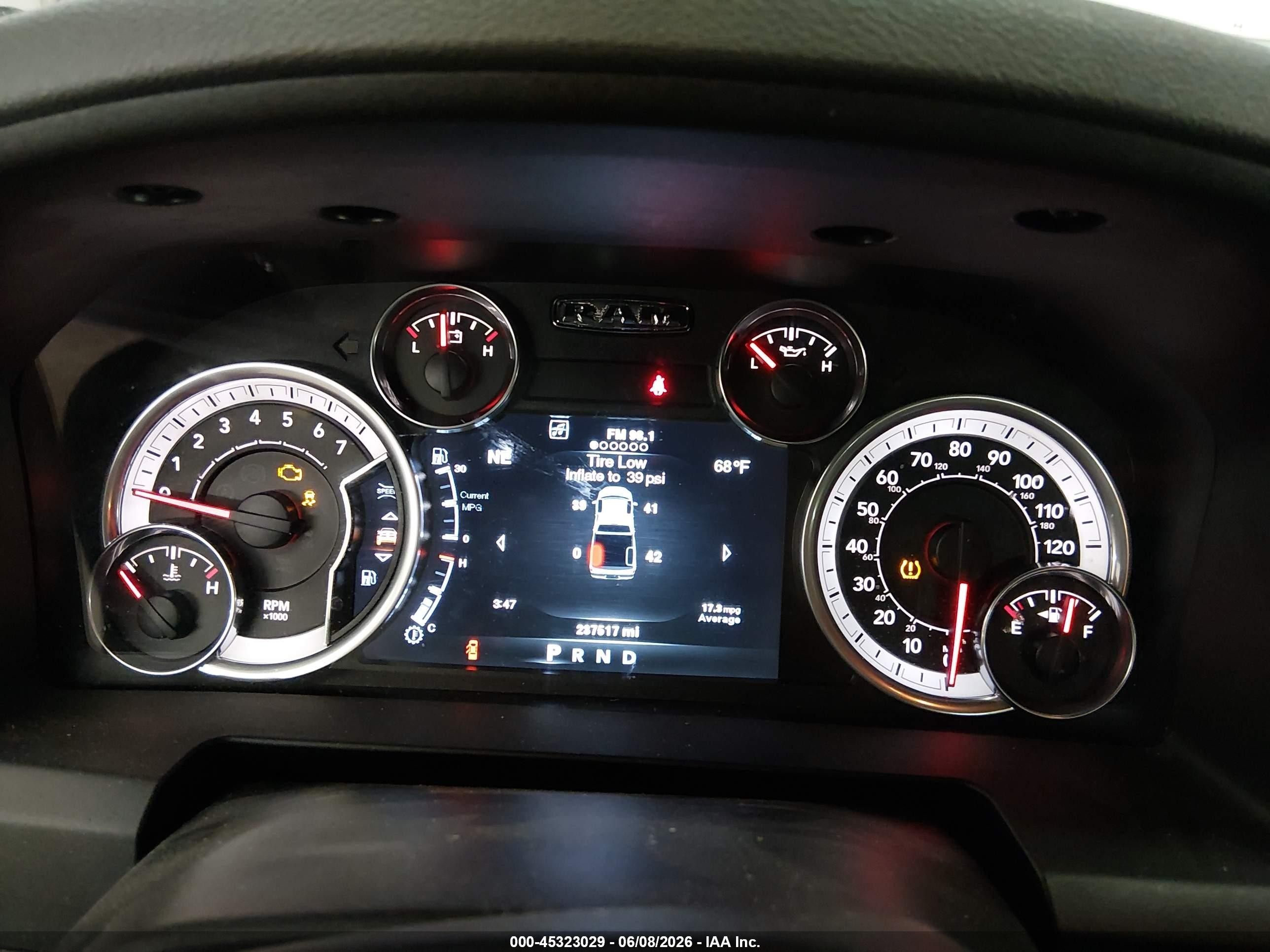 2014 Ram 1500 Big Horn Black vin: 1C6RR7LT0ES182913