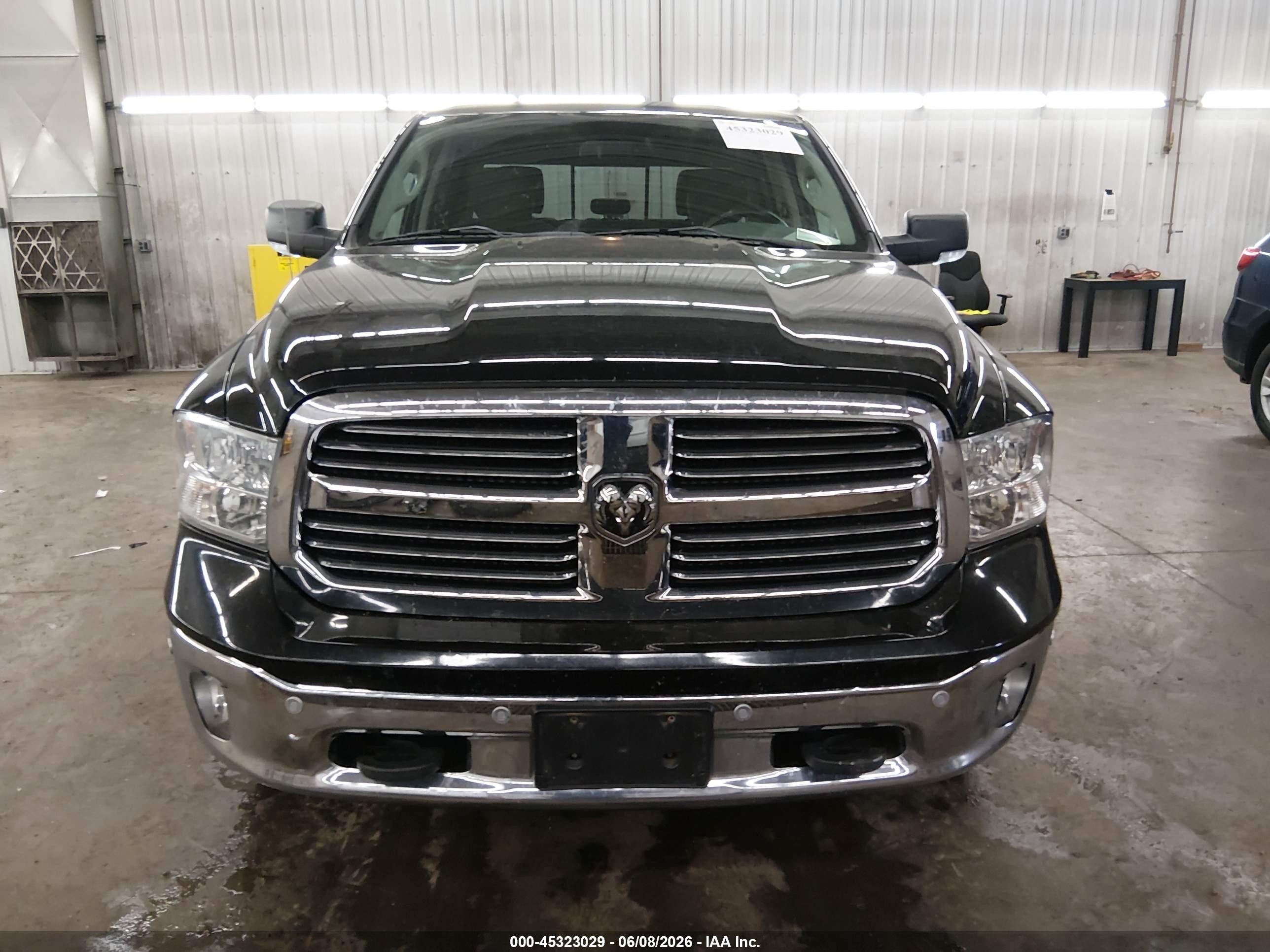 2014 Ram 1500 Big Horn Black vin: 1C6RR7LT0ES182913