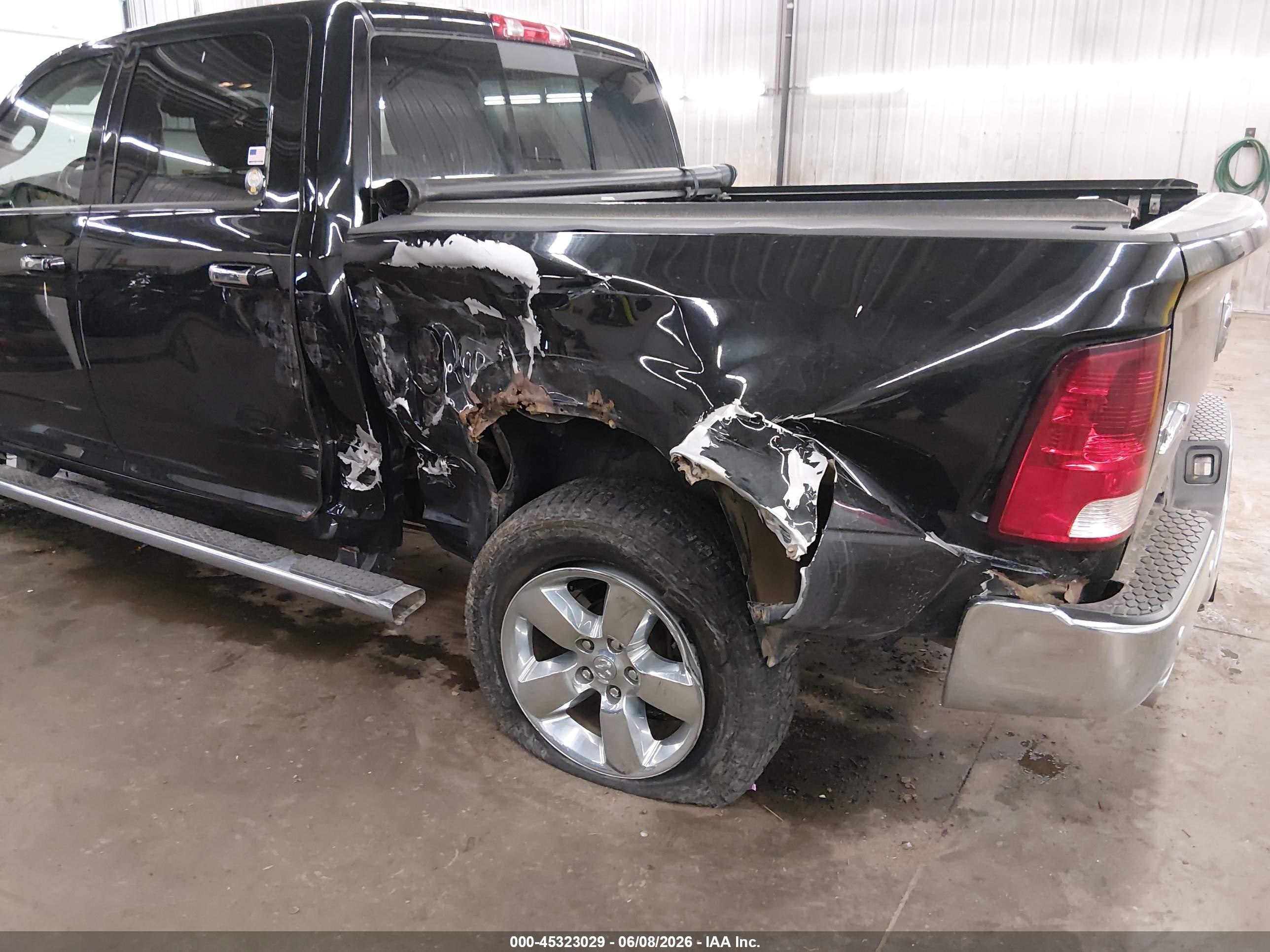 2014 Ram 1500 Big Horn Black vin: 1C6RR7LT0ES182913