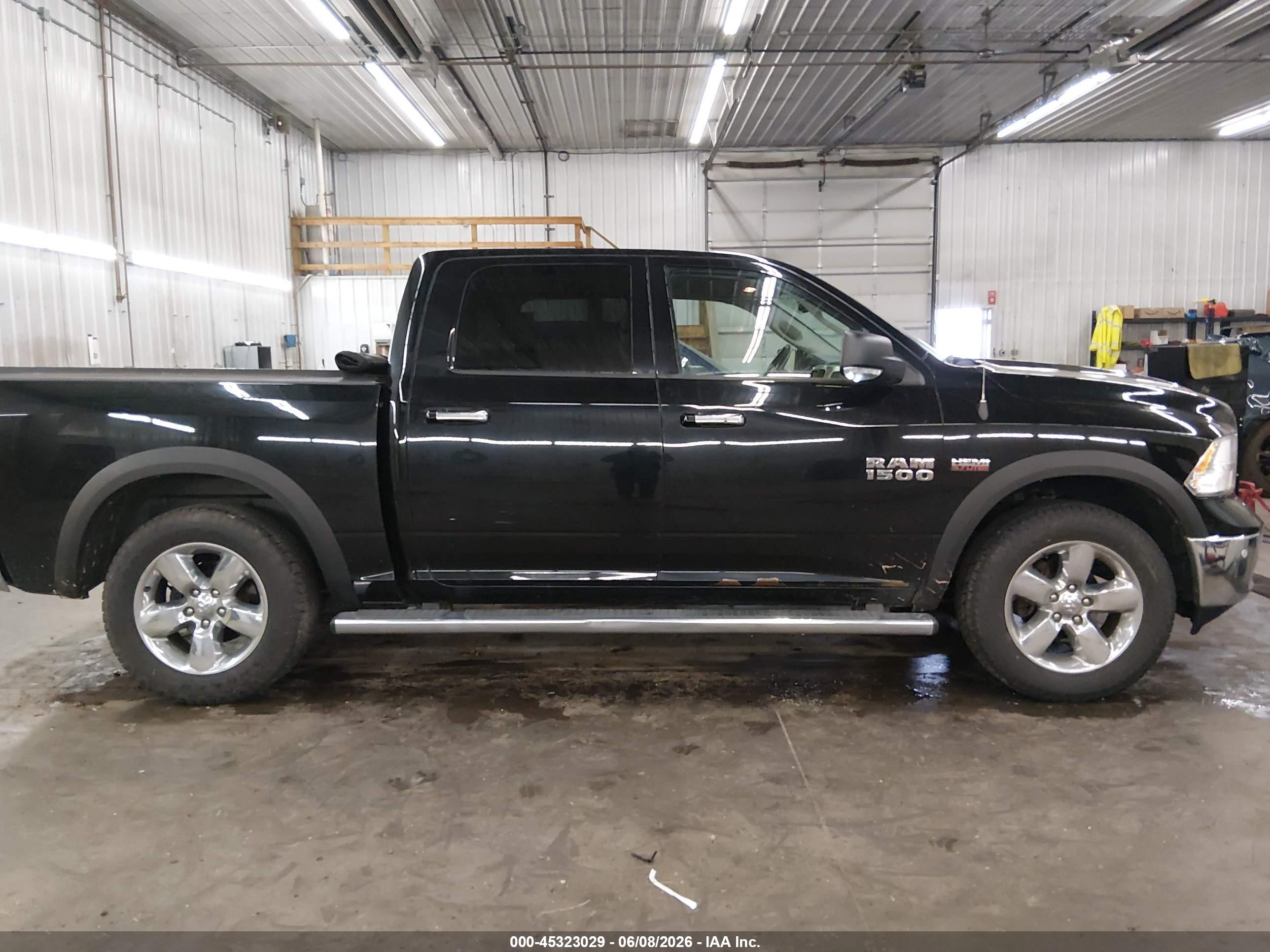 2014 Ram 1500 Big Horn Black vin: 1C6RR7LT0ES182913