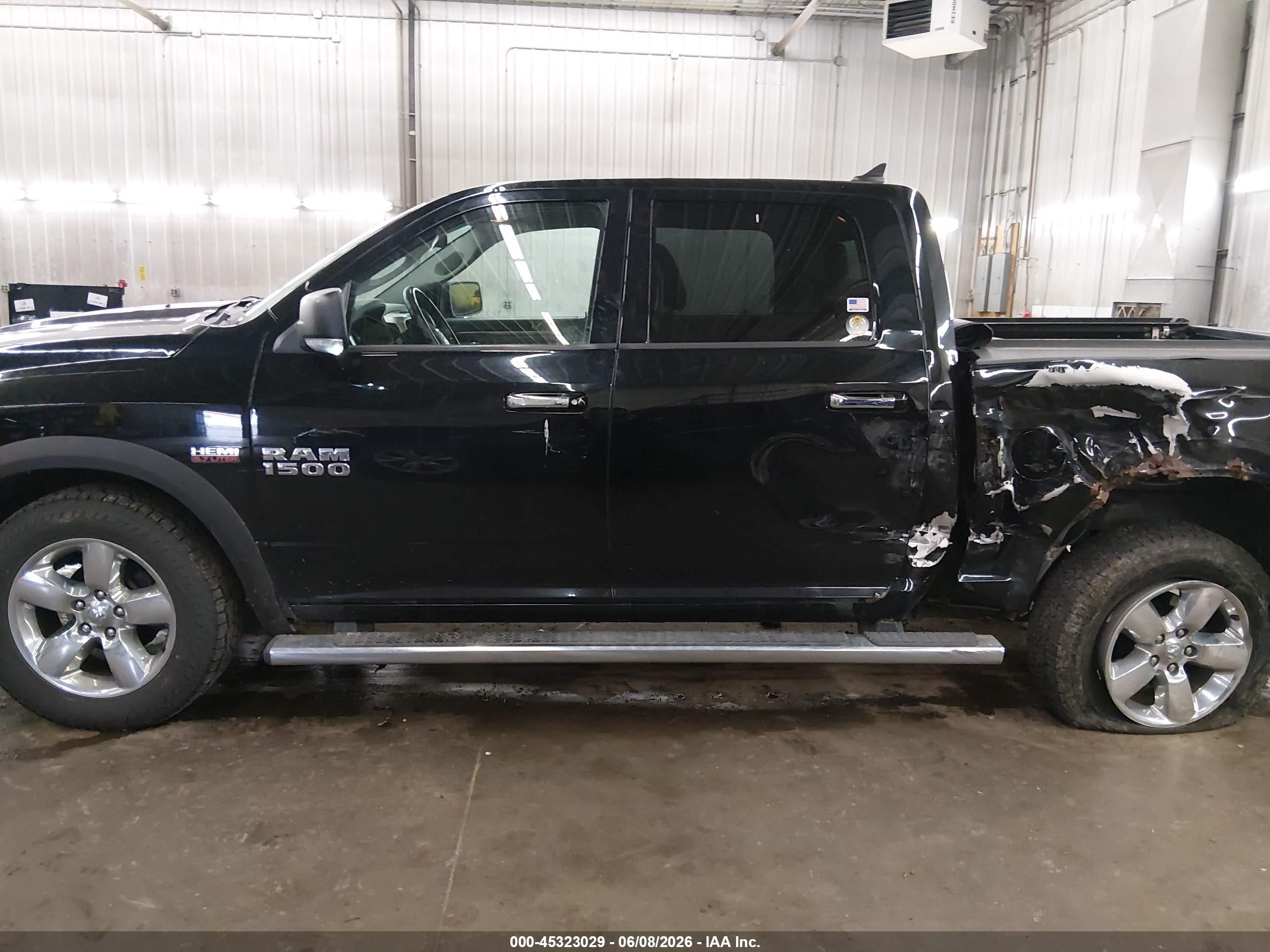 2014 Ram 1500 Big Horn Black vin: 1C6RR7LT0ES182913