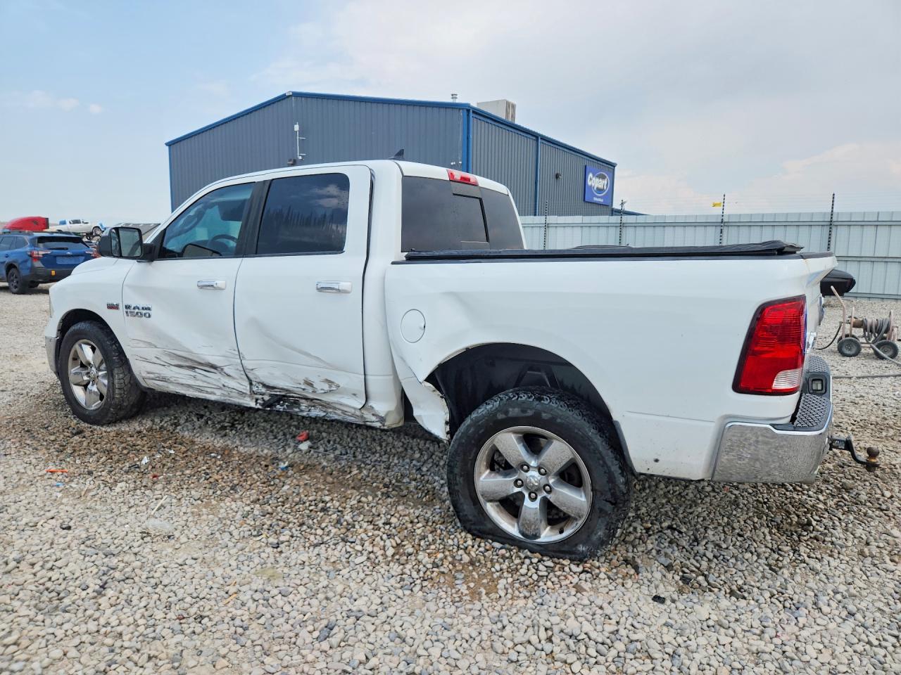 2014 Ram 1500 Slt White vin: 1C6RR7LT0ES200505