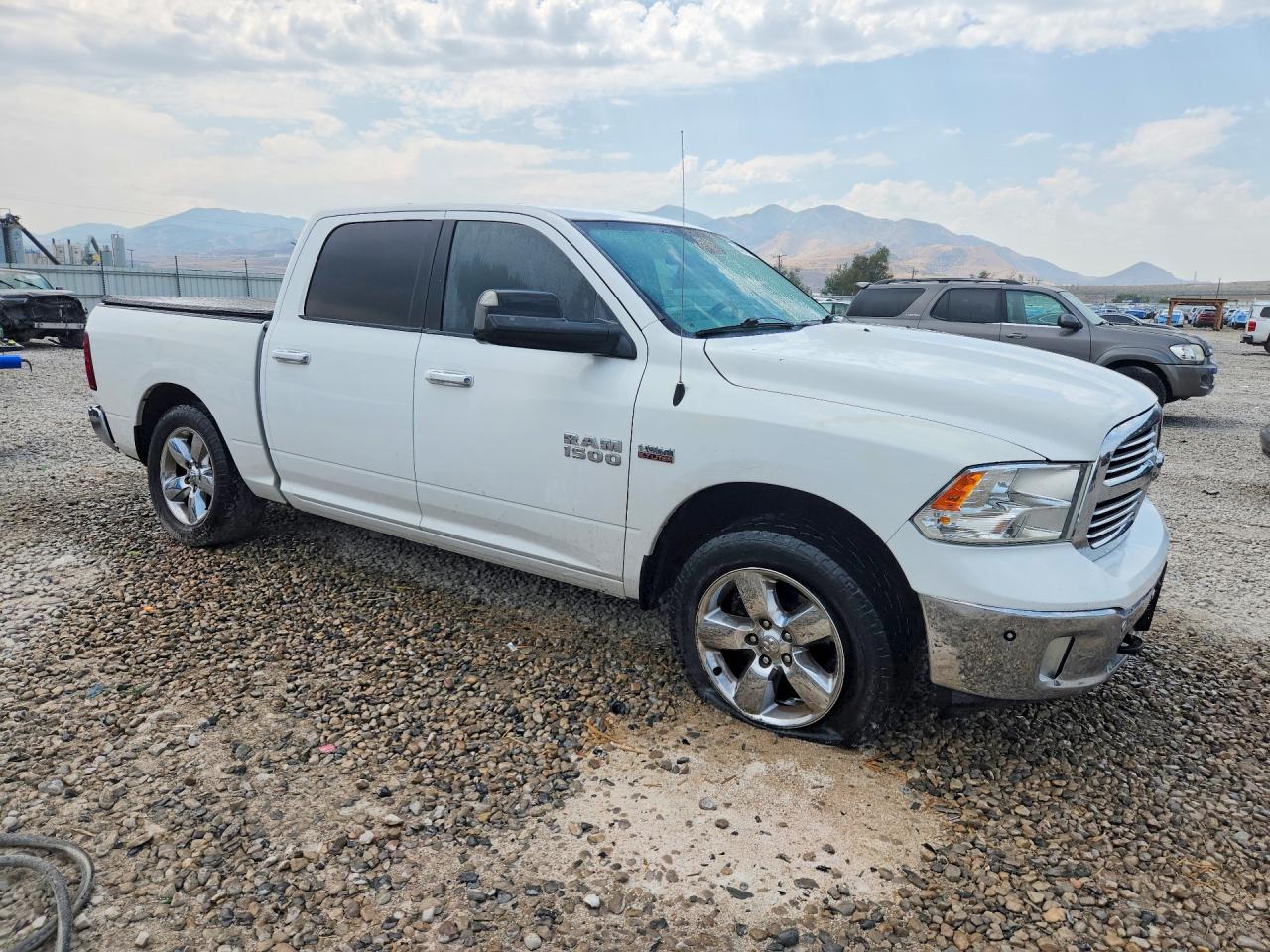 2014 Ram 1500 Slt White vin: 1C6RR7LT0ES200505