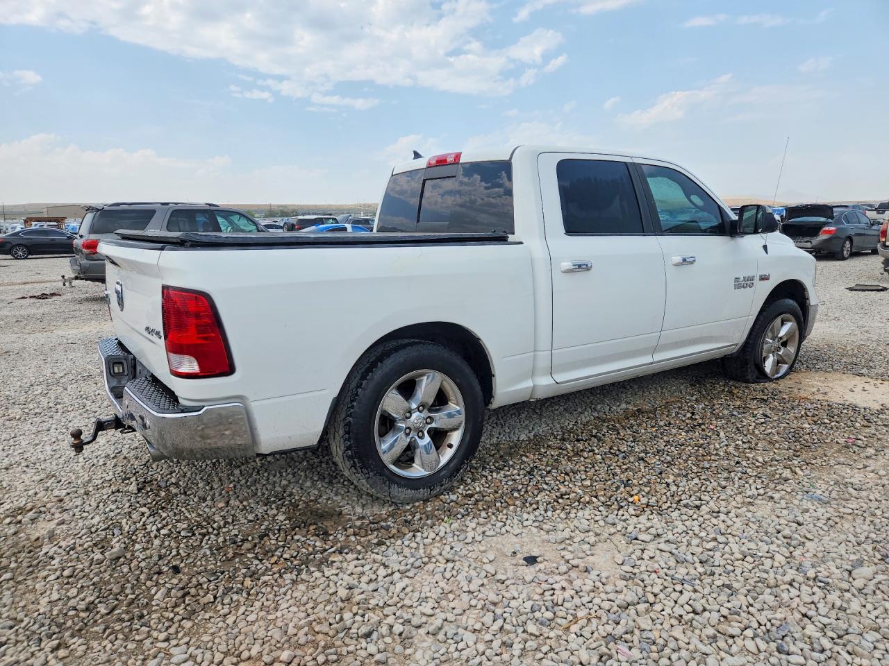 2014 Ram 1500 Slt White vin: 1C6RR7LT0ES200505