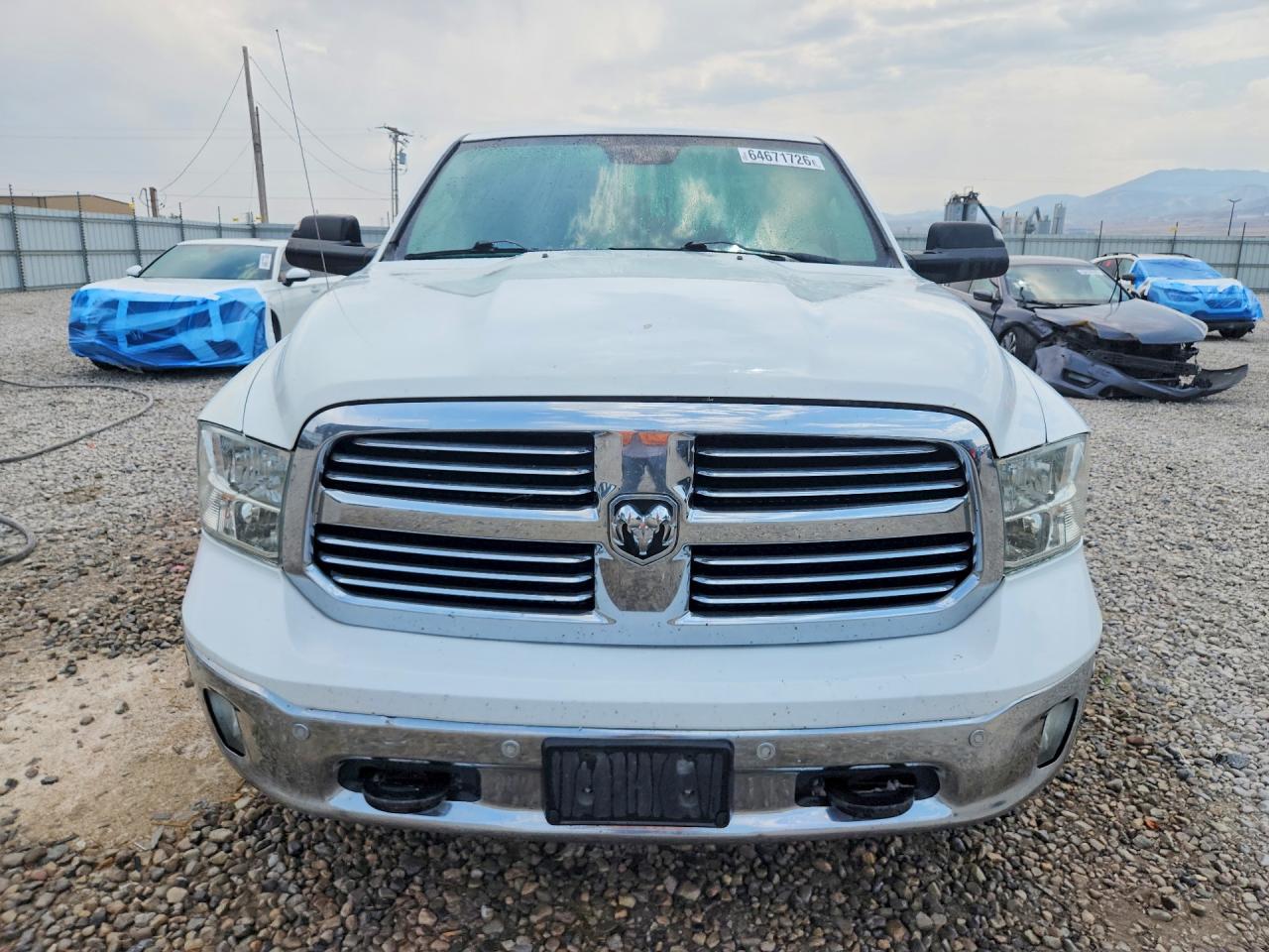 2014 Ram 1500 Slt White vin: 1C6RR7LT0ES200505