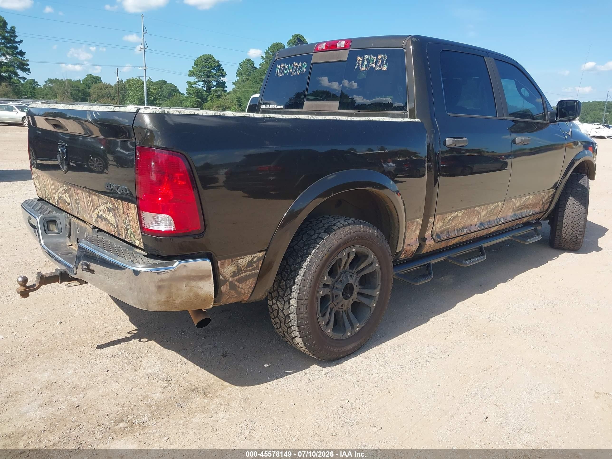 2014 Ram 1500 Outdoorsman Dark Brown vin: 1C6RR7LT0ES291727