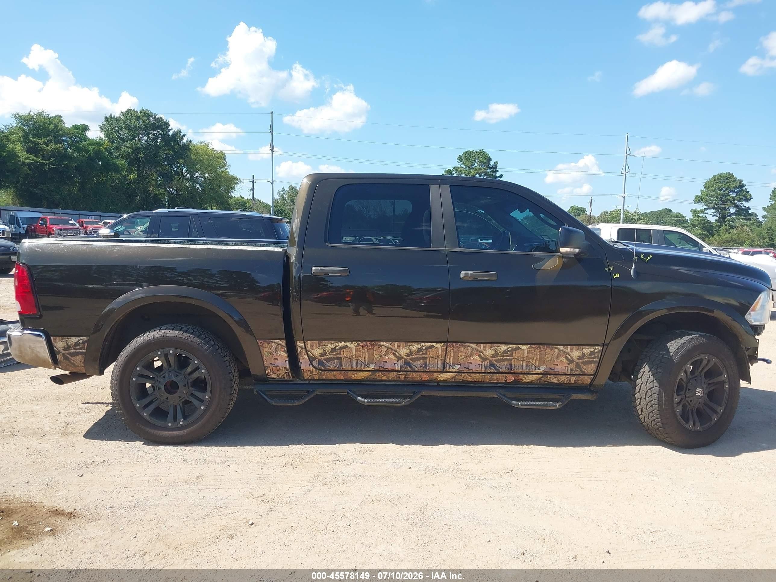 2014 Ram 1500 Outdoorsman Dark Brown vin: 1C6RR7LT0ES291727