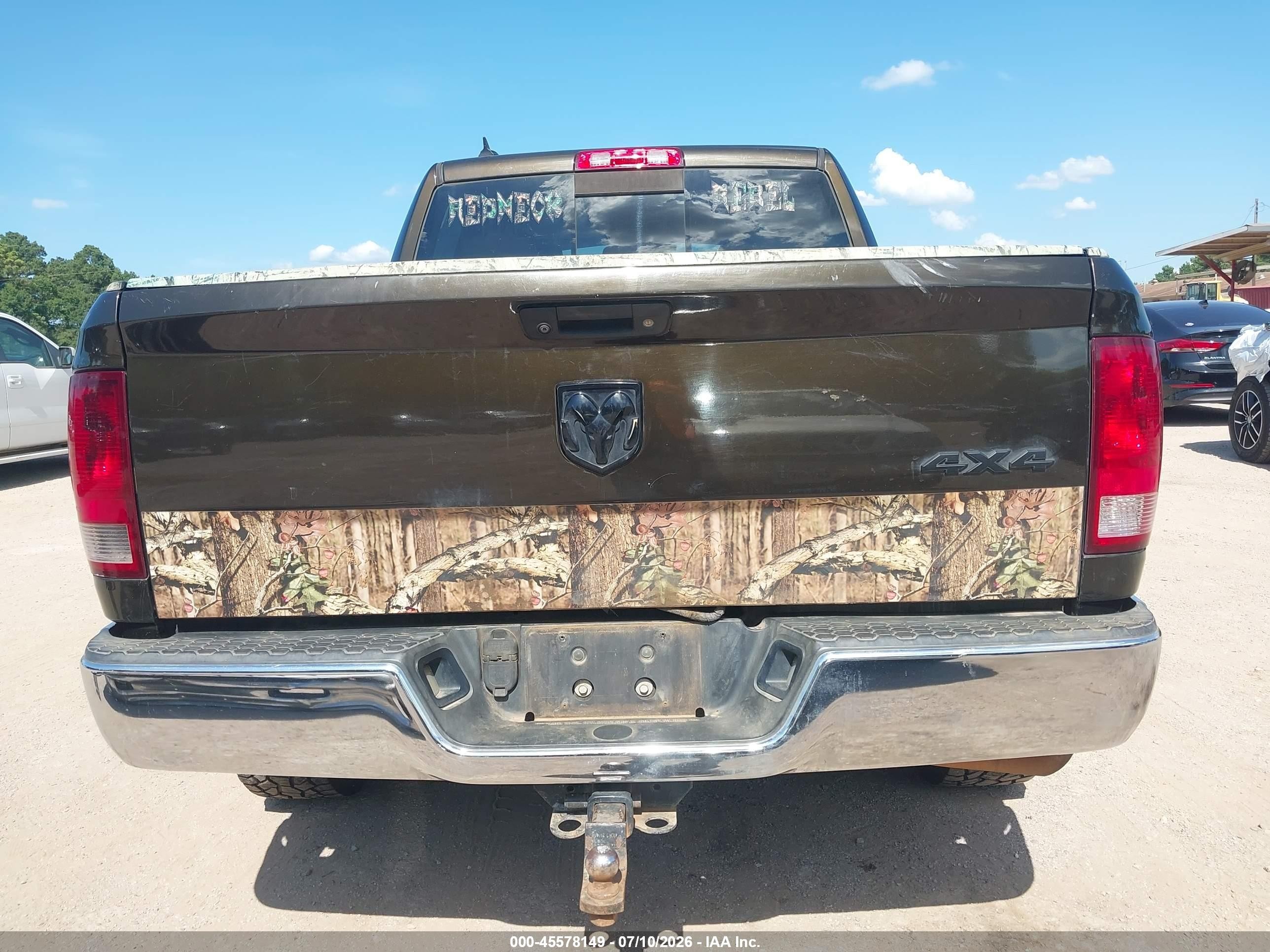 2014 Ram 1500 Outdoorsman Dark Brown vin: 1C6RR7LT0ES291727