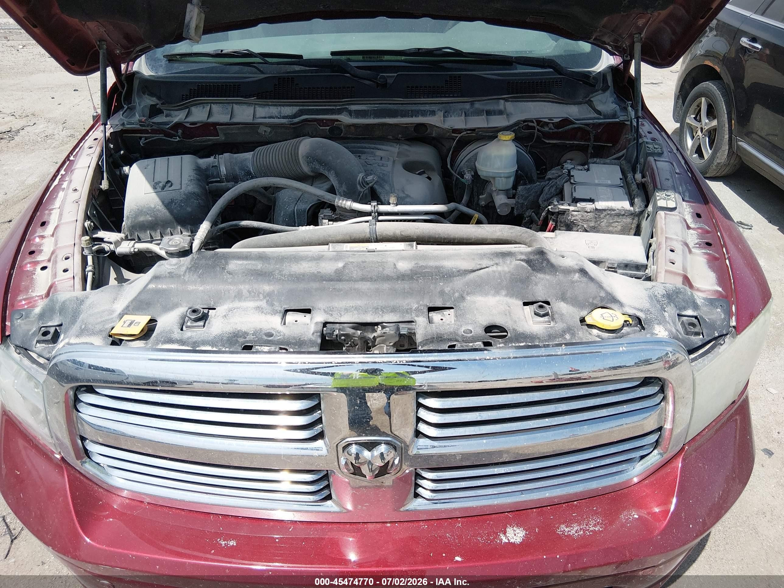 2014 Ram 1500 Big Horn Red vin: 1C6RR7LT0ES431016