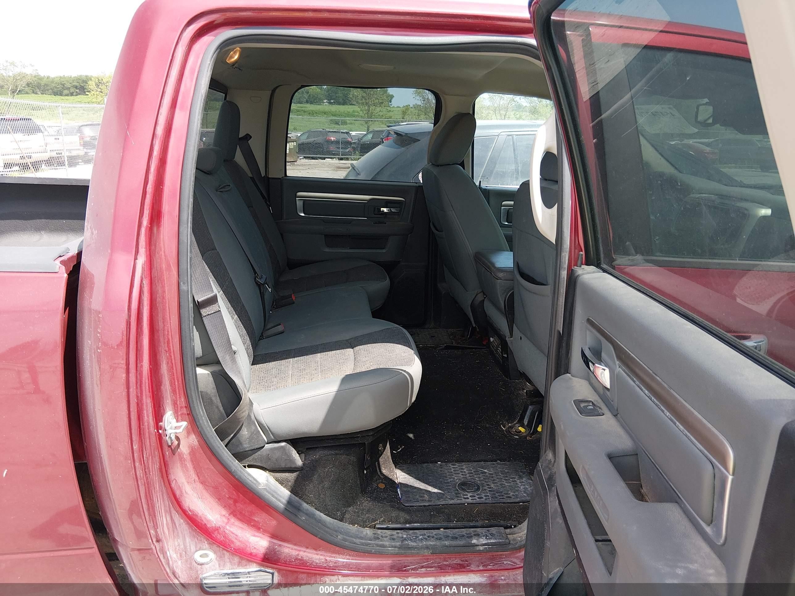 2014 Ram 1500 Big Horn Red vin: 1C6RR7LT0ES431016