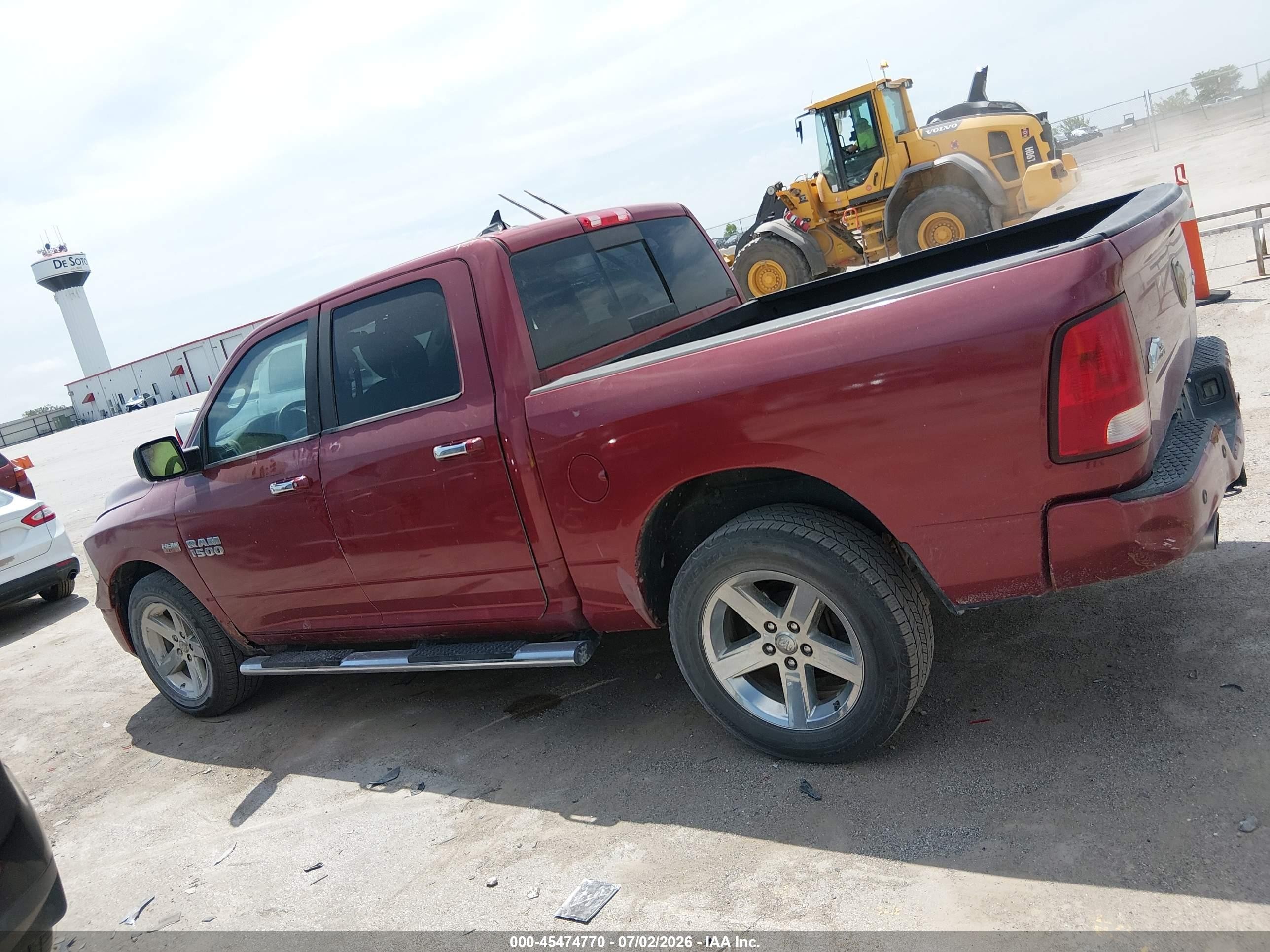 2014 Ram 1500 Big Horn Red vin: 1C6RR7LT0ES431016