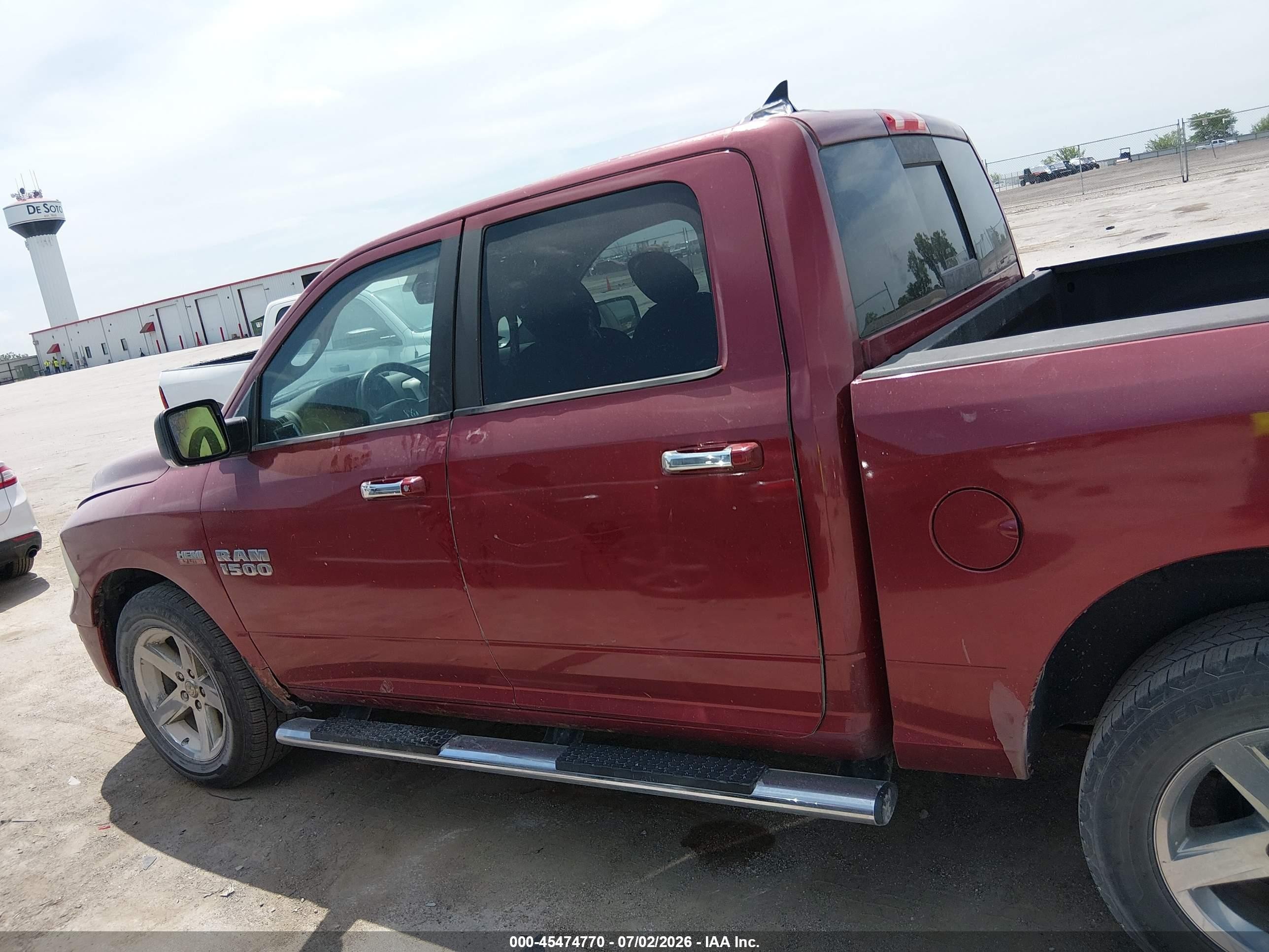 2014 Ram 1500 Big Horn Red vin: 1C6RR7LT0ES431016