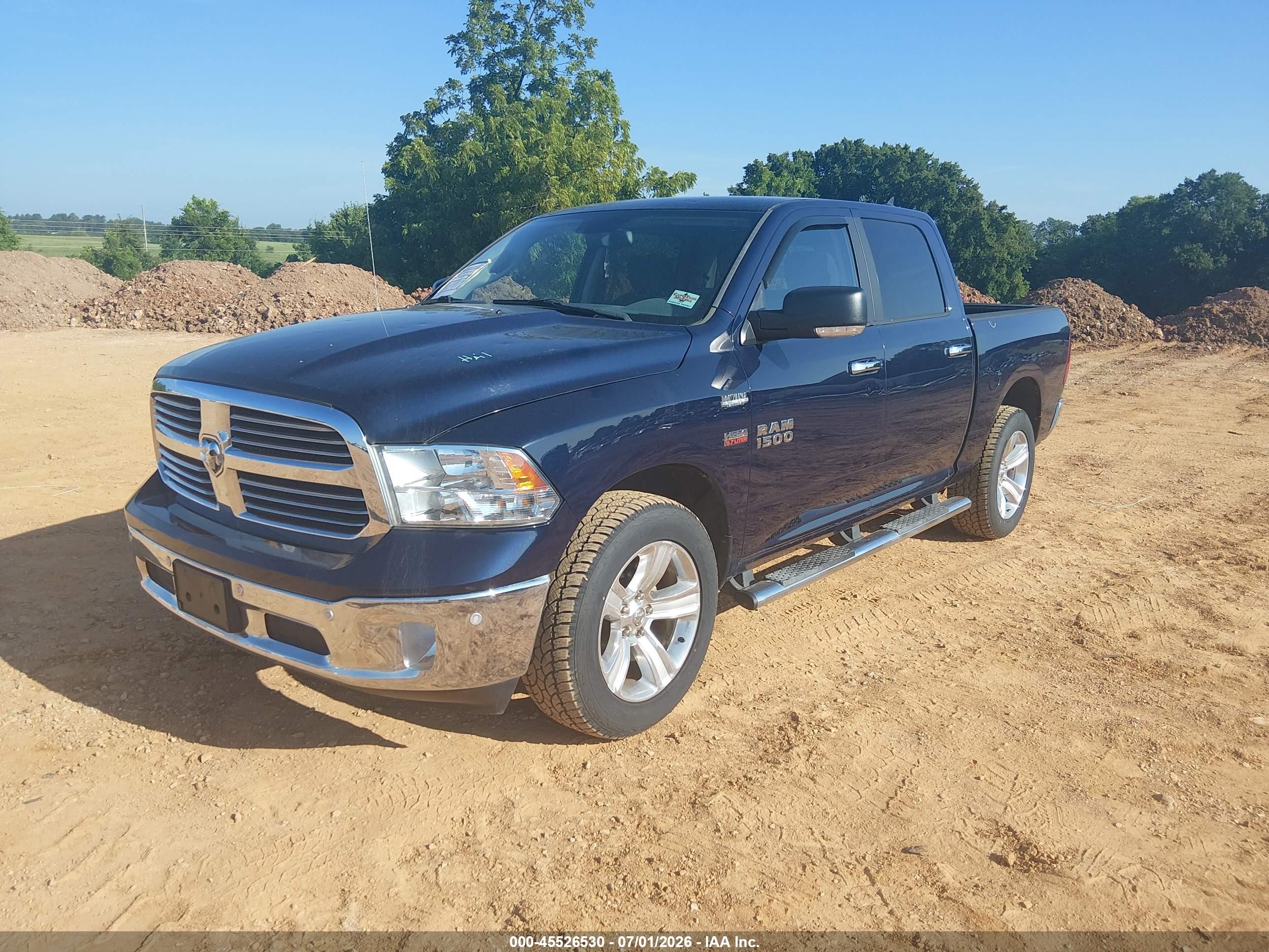2014 Ram 1500 Big Horn Dark Blue vin: 1C6RR7LT0ES436751