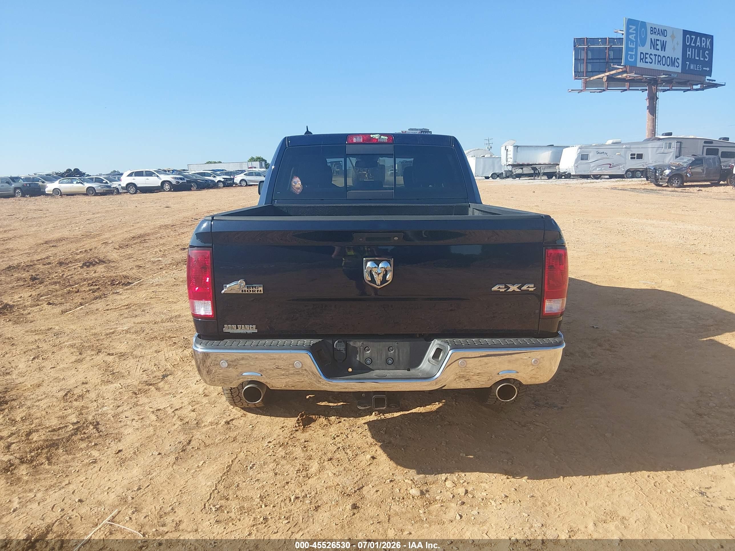 2014 Ram 1500 Big Horn Dark Blue vin: 1C6RR7LT0ES436751