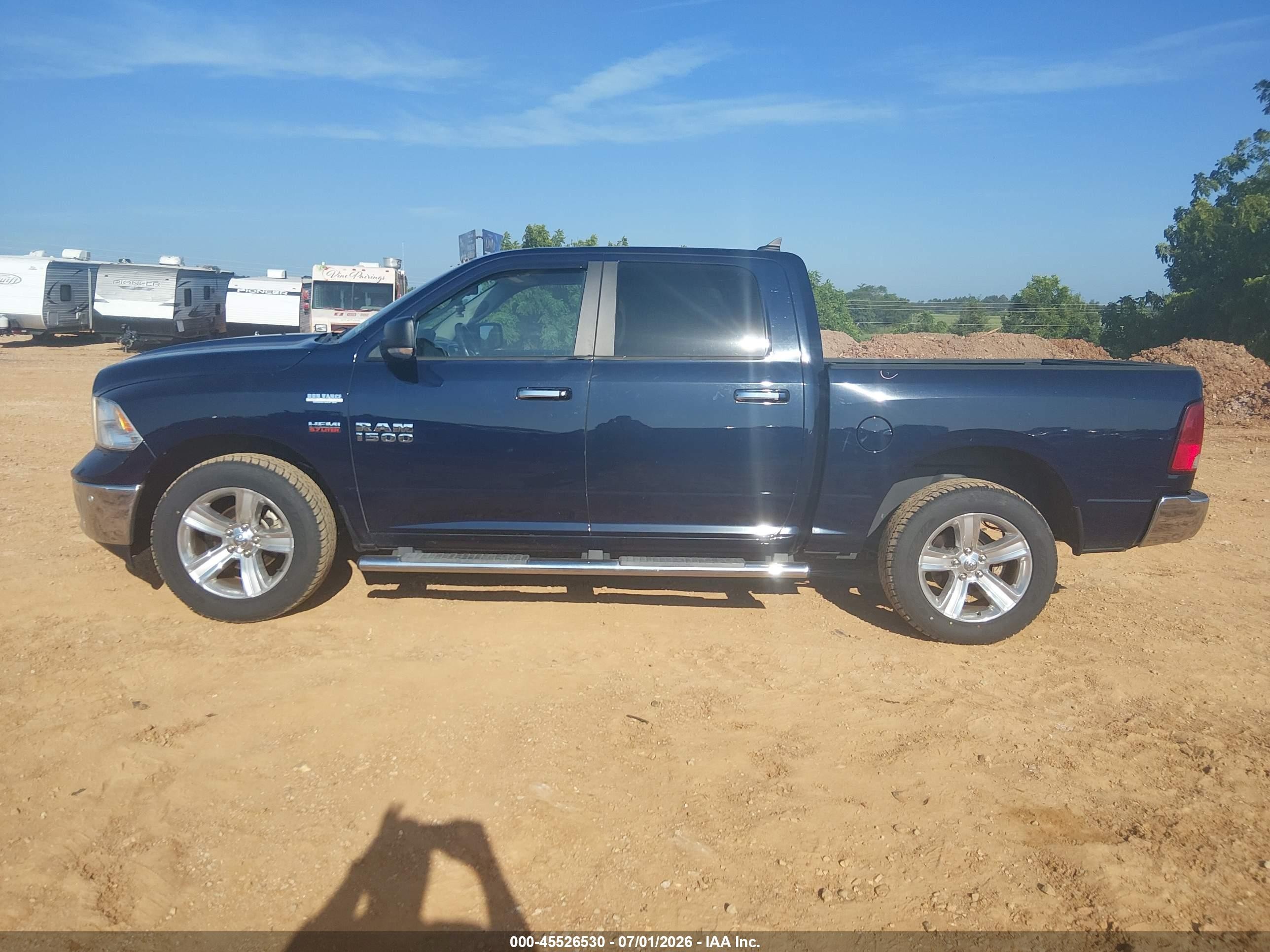2014 Ram 1500 Big Horn Dark Blue vin: 1C6RR7LT0ES436751