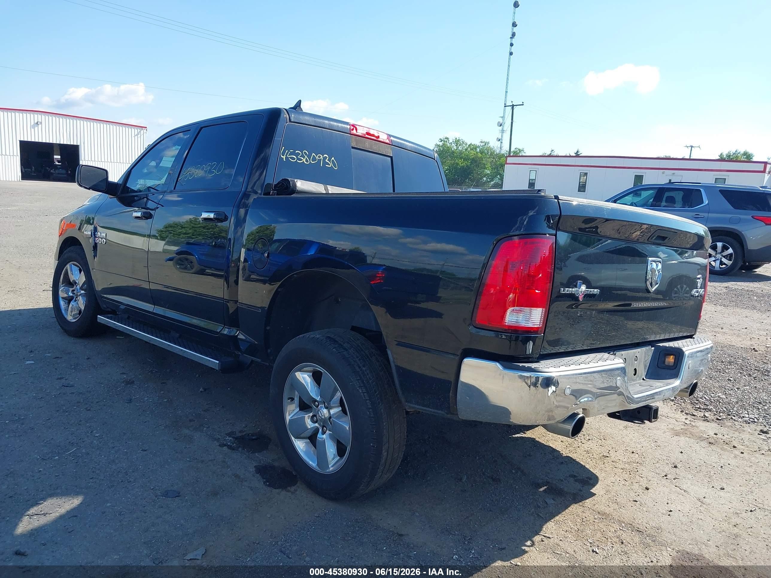 2014 Ram 1500 Lone Star Black vin: 1C6RR7LT0ES444638