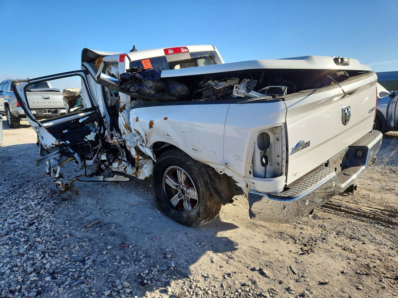 2015 Ram 1500 Slt White vin: 1C6RR7LT0FS695855