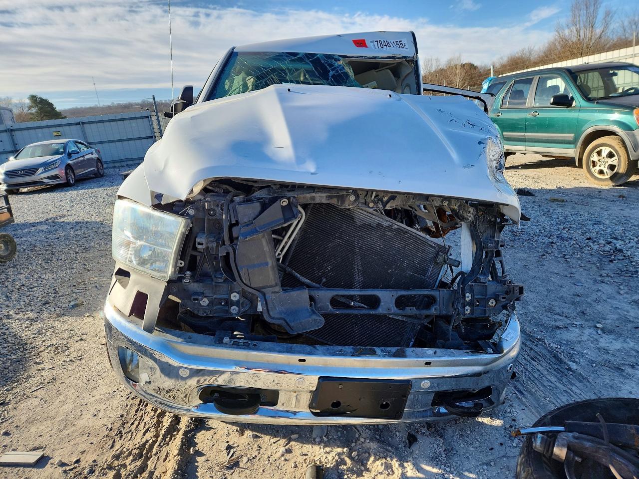2015 Ram 1500 Slt White vin: 1C6RR7LT0FS695855