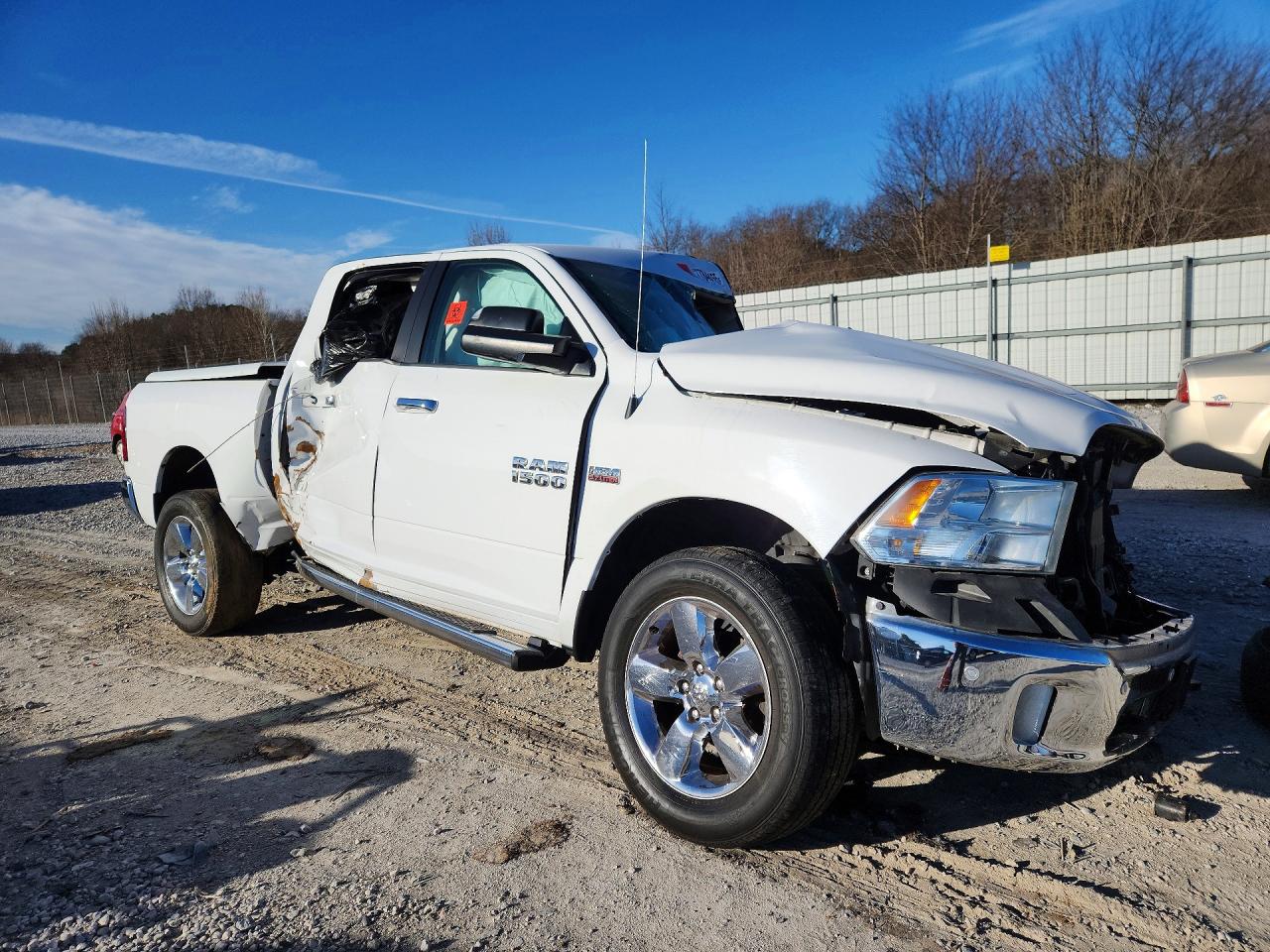 2015 Ram 1500 Slt White vin: 1C6RR7LT0FS695855