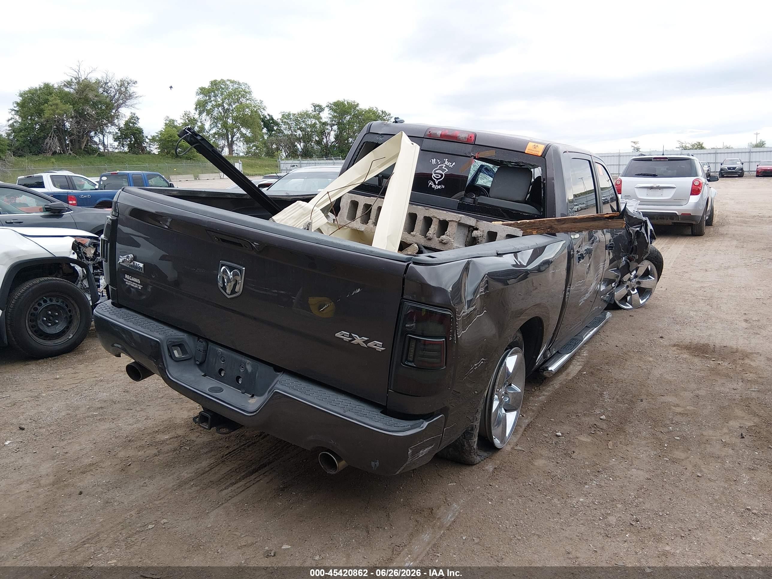 2015 Ram 1500 Big Horn Gray vin: 1C6RR7LT0FS745282