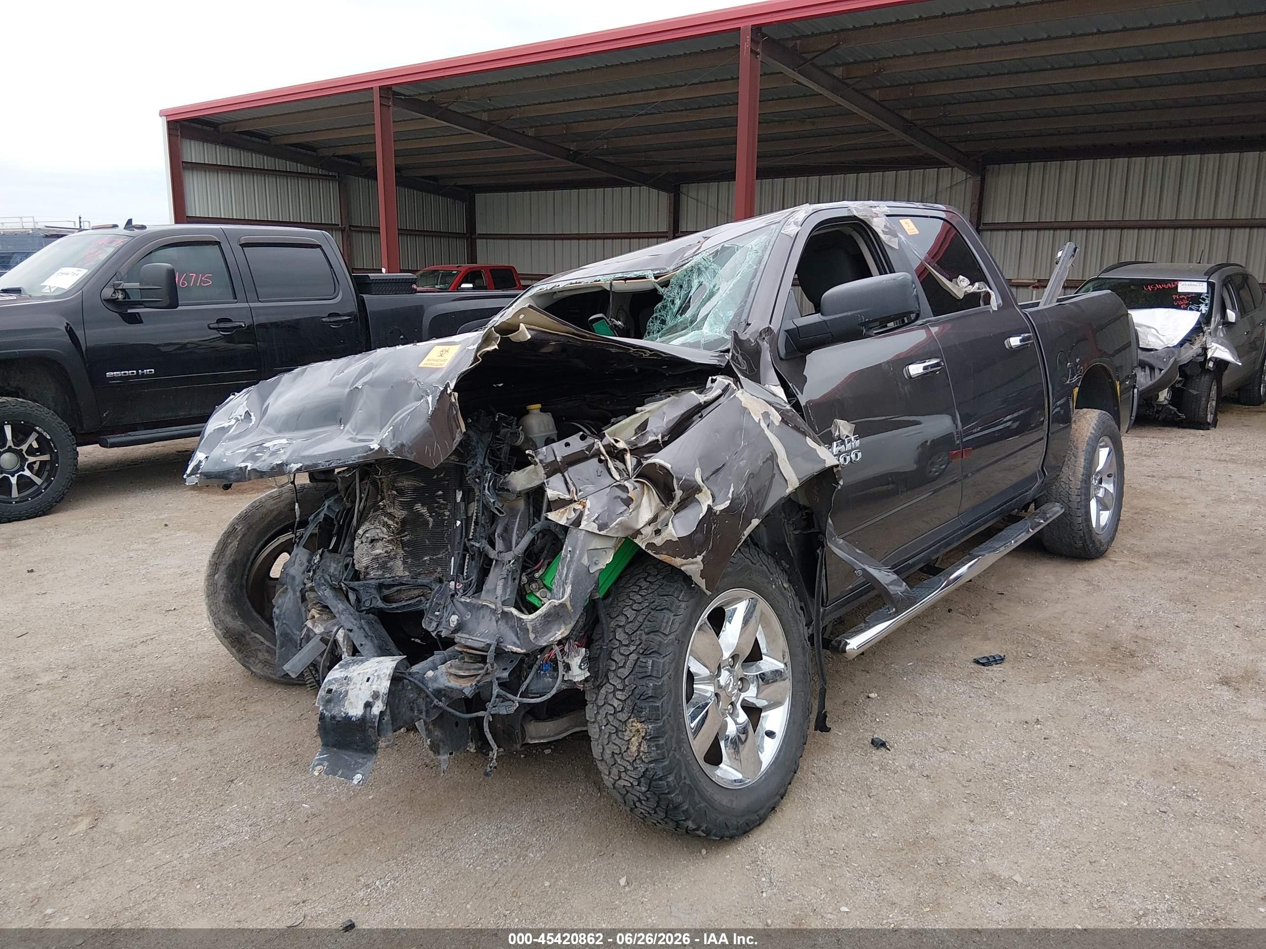 2015 Ram 1500 Big Horn Gray vin: 1C6RR7LT0FS745282