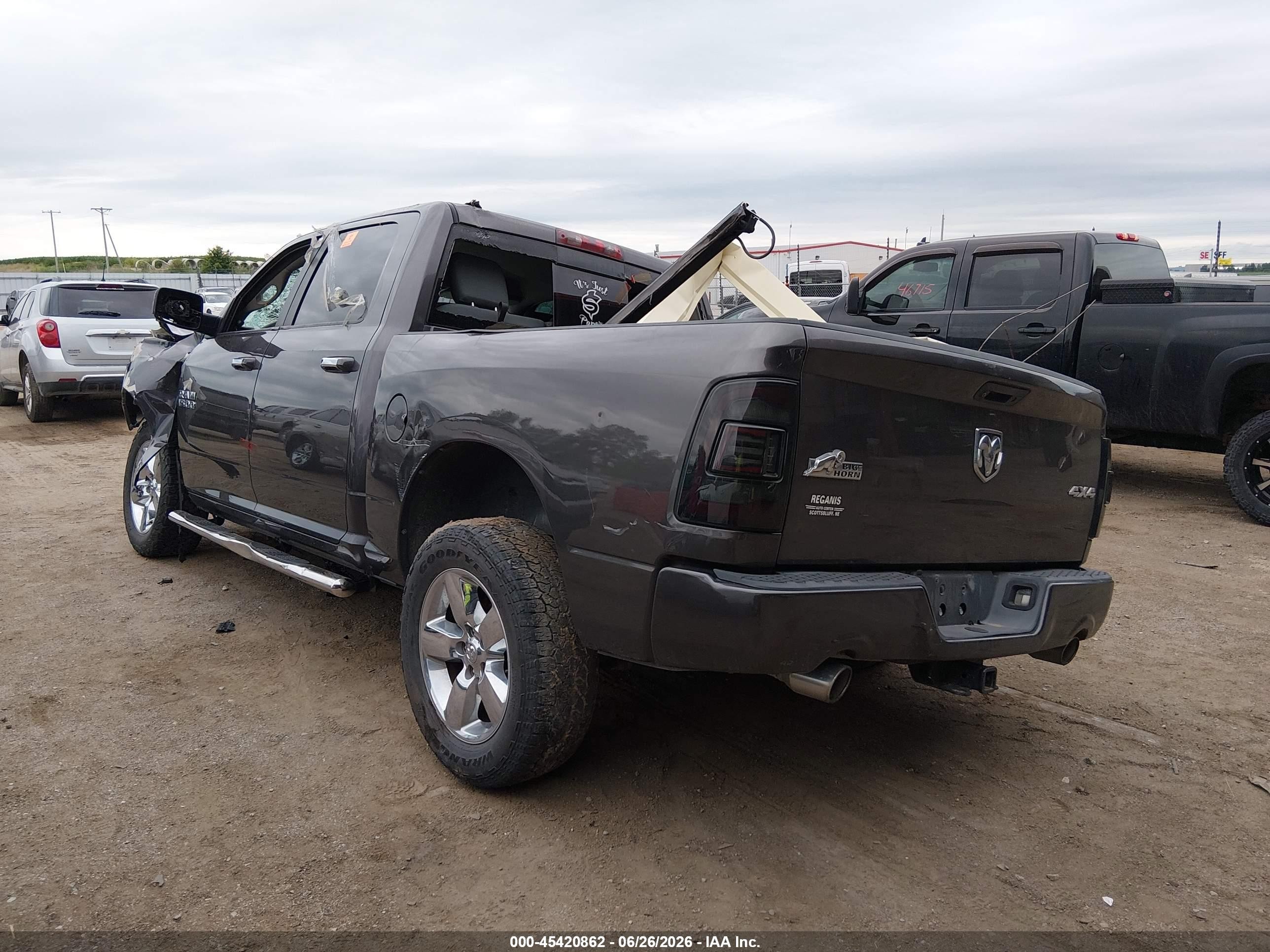 2015 Ram 1500 Big Horn Gray vin: 1C6RR7LT0FS745282