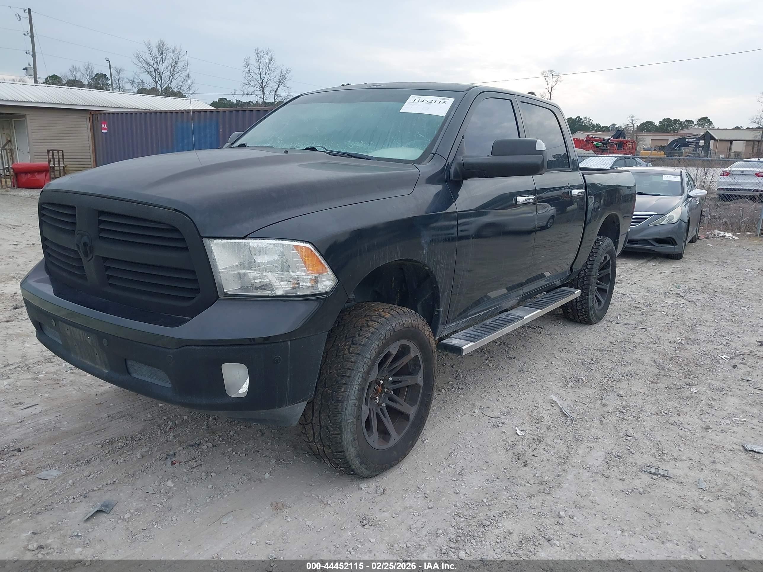 2015 Ram 1500 Big Horn Black vin: 1C6RR7LT0FS764947