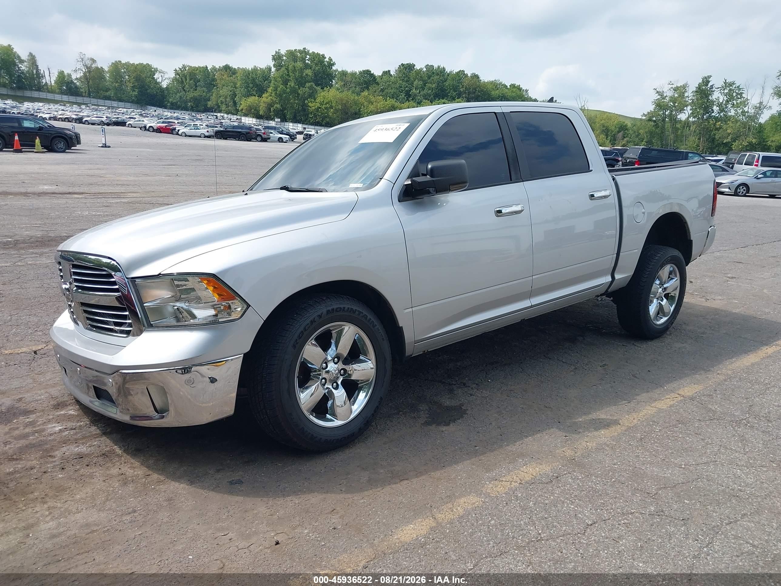 2015 Ram 1500 Big Horn Silver vin: 1C6RR7LT0FS788620