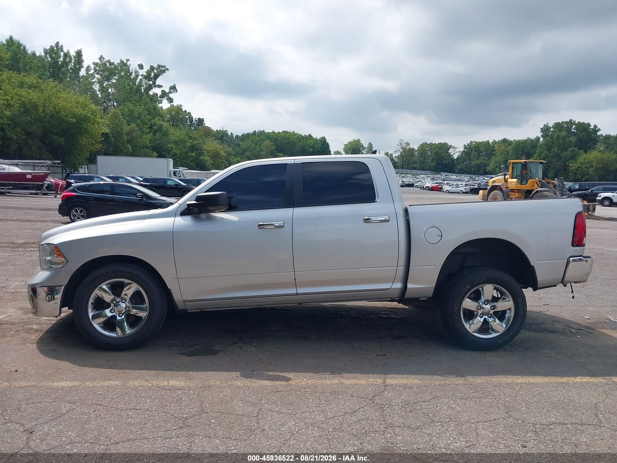 2015 Ram 1500 Big Horn Silver vin: 1C6RR7LT0FS788620