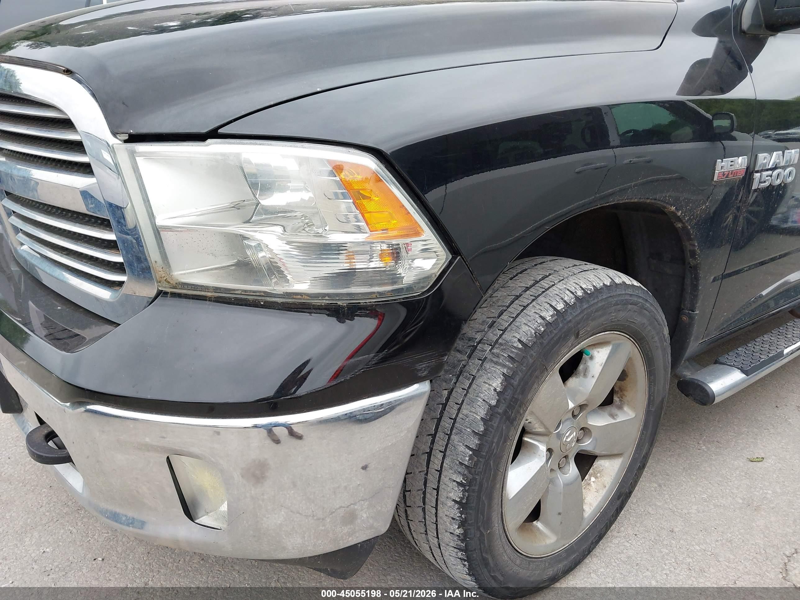 2013 Ram 1500   Black vin: 1C6RR7LT1DS559828