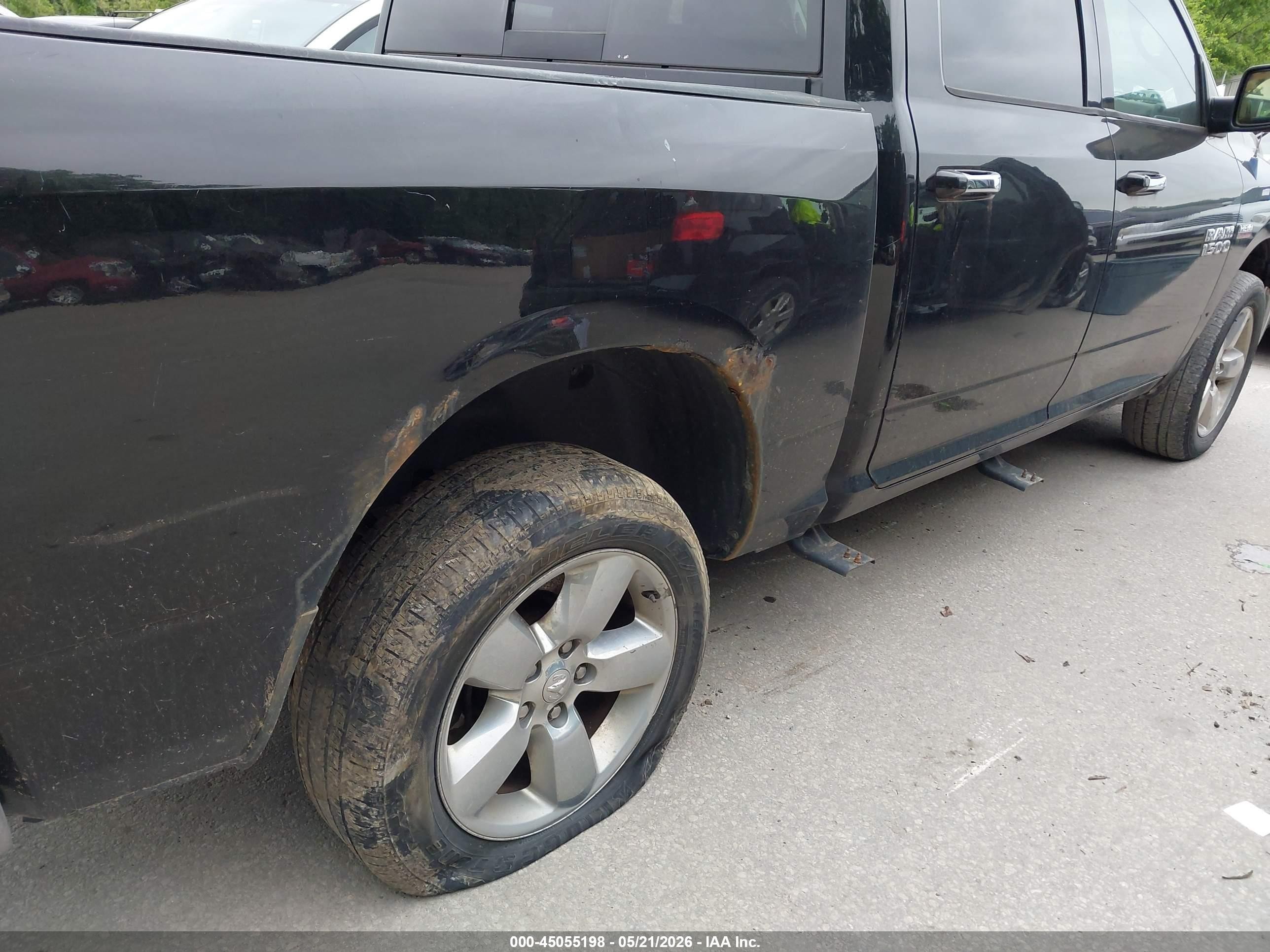 2013 Ram 1500   Black vin: 1C6RR7LT1DS559828