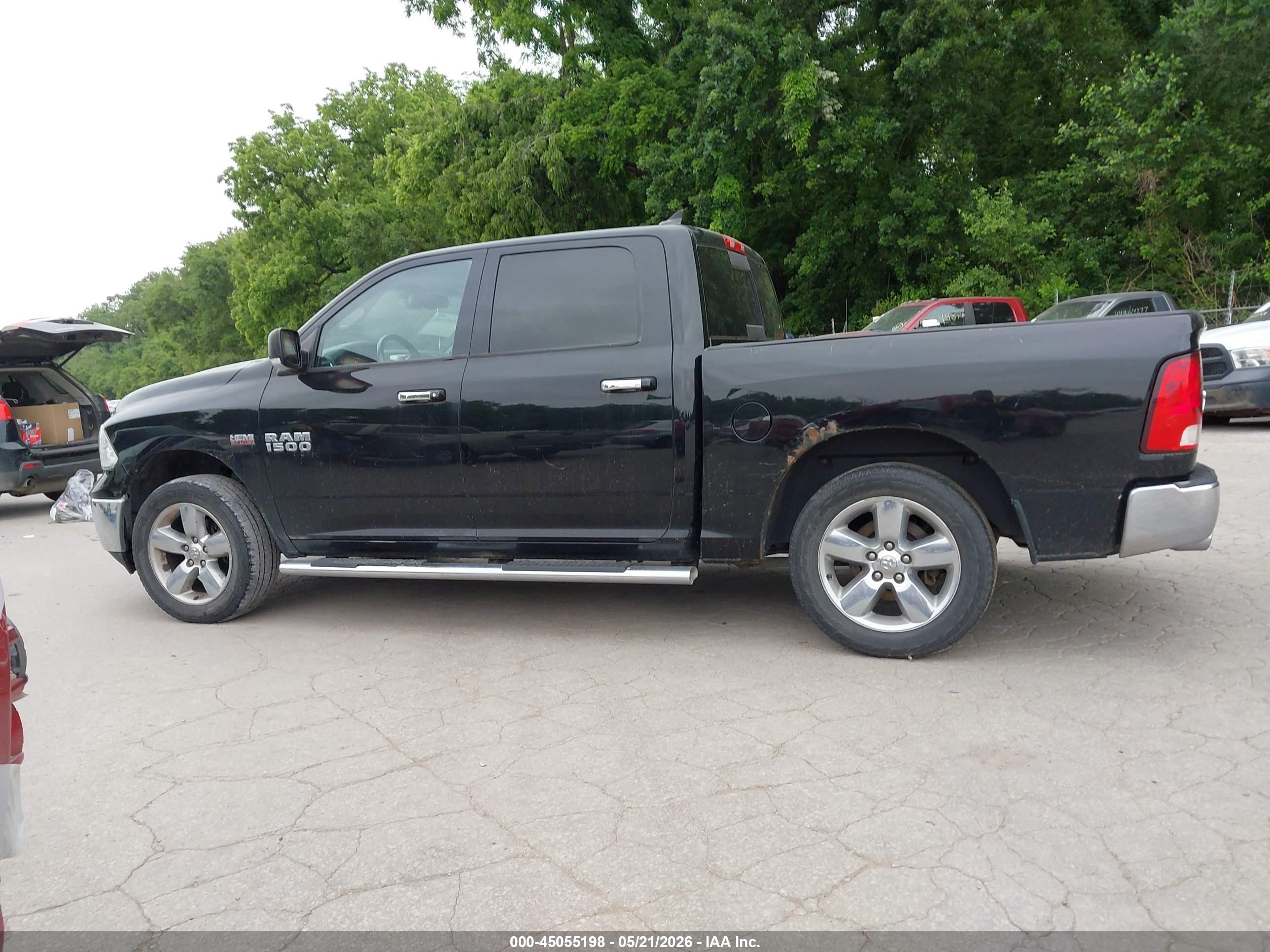 2013 Ram 1500   Black vin: 1C6RR7LT1DS559828