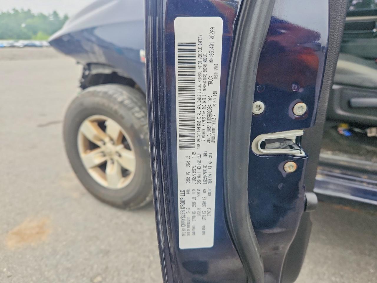 2013 Ram 1500 Slt Blue vin: 1C6RR7LT1DS602094