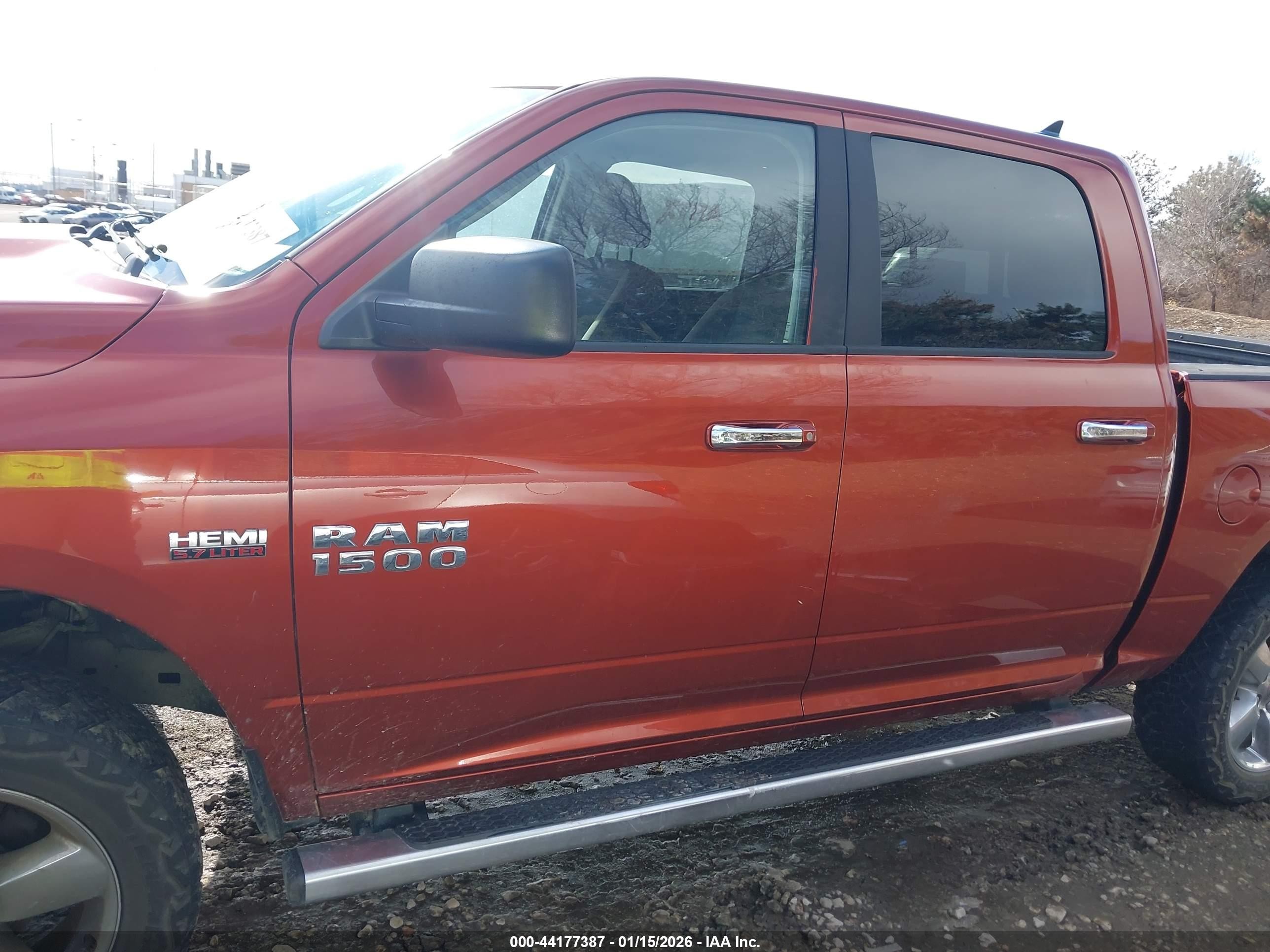 2013 Ram 1500 Big Horn Orange vin: 1C6RR7LT1DS616397