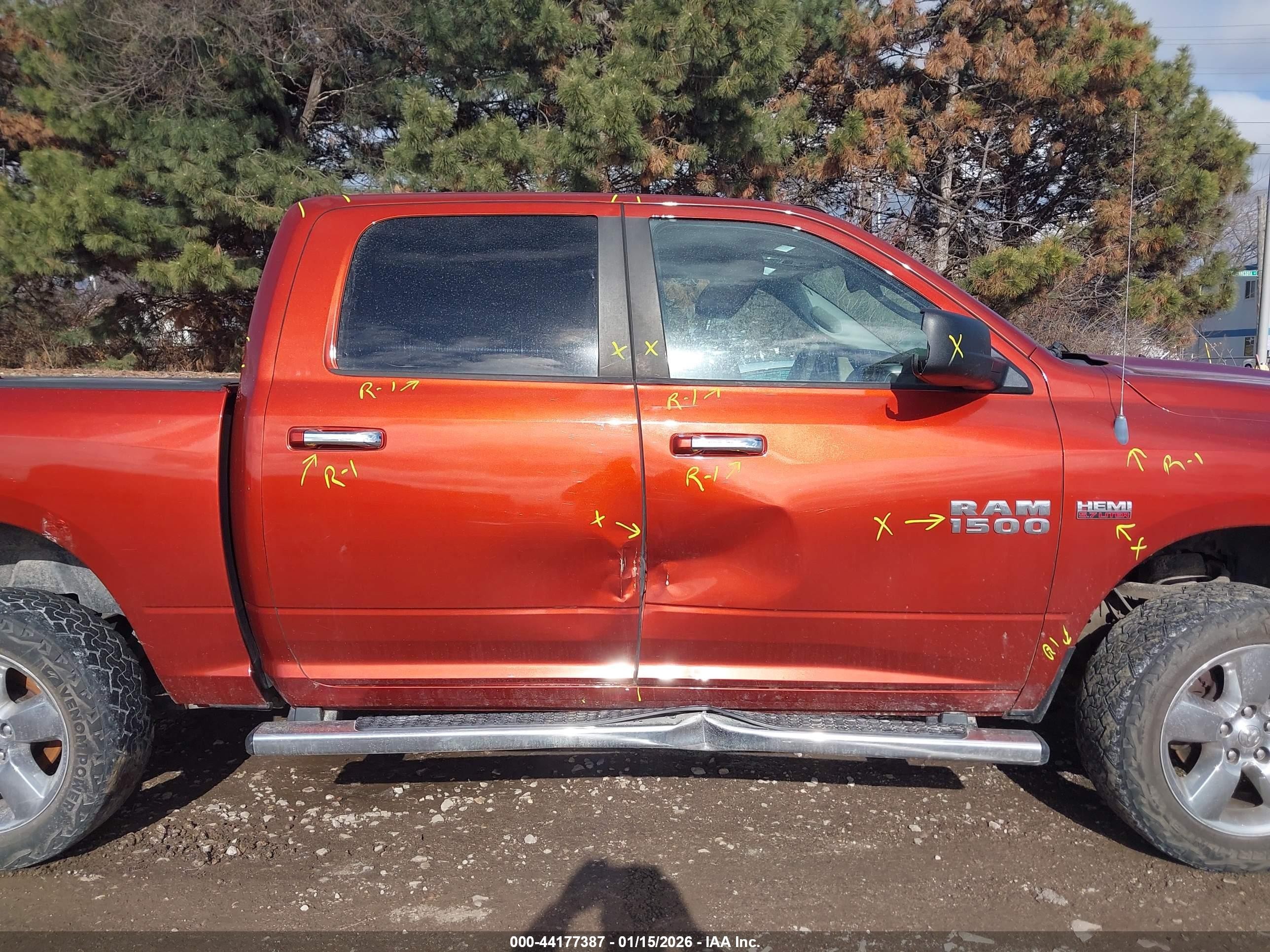 2013 Ram 1500 Big Horn Orange vin: 1C6RR7LT1DS616397