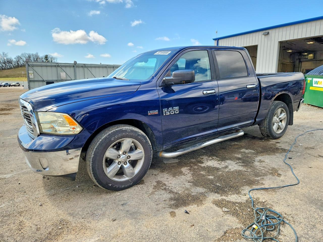 2013 Ram 1500 Slt Blue vin: 1C6RR7LT1DS624628