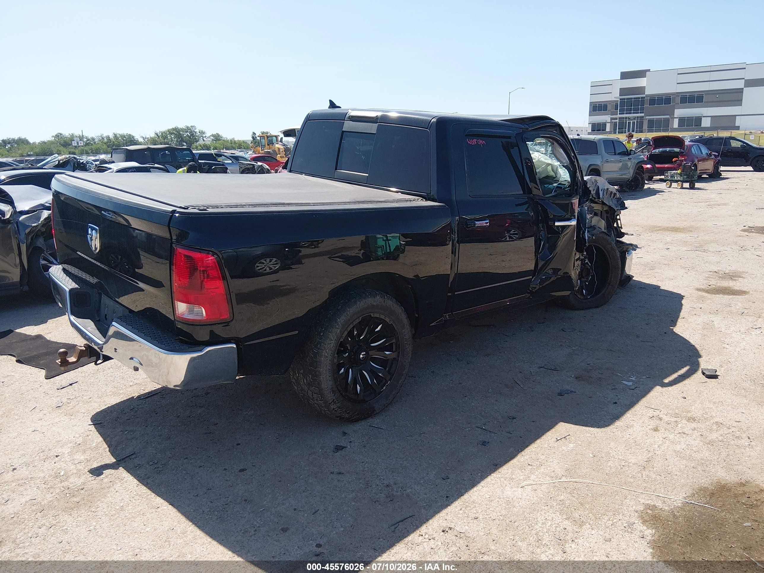 2014 Ram 1500 Big Horn Black vin: 1C6RR7LT1ES256405