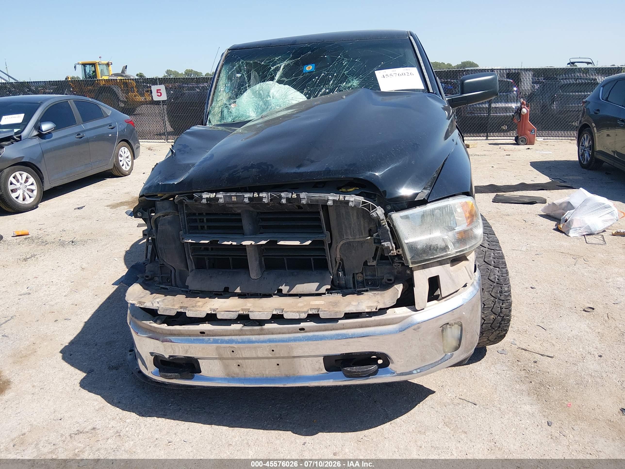 2014 Ram 1500 Big Horn Black vin: 1C6RR7LT1ES256405