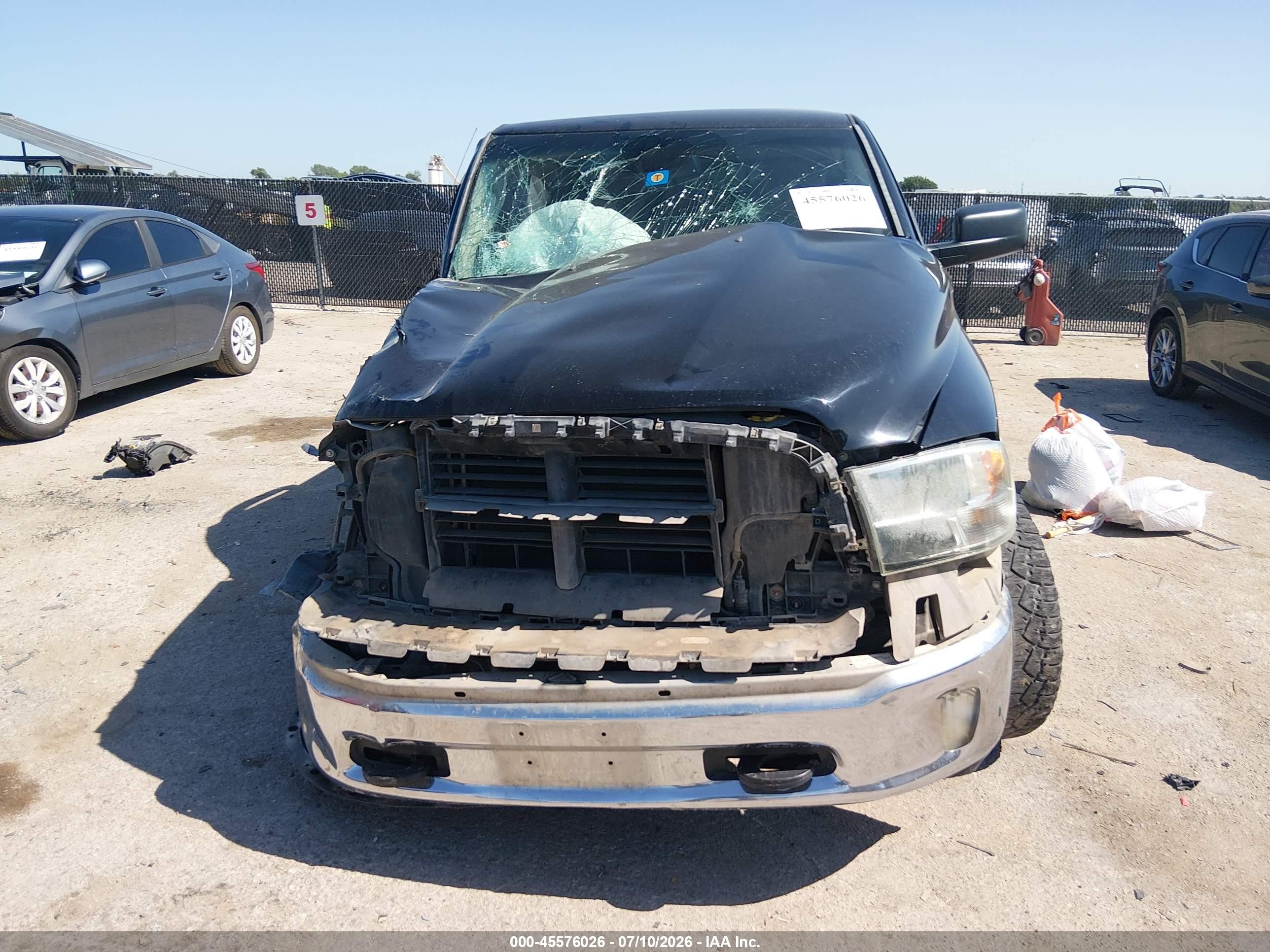 2014 Ram 1500 Big Horn Black vin: 1C6RR7LT1ES256405