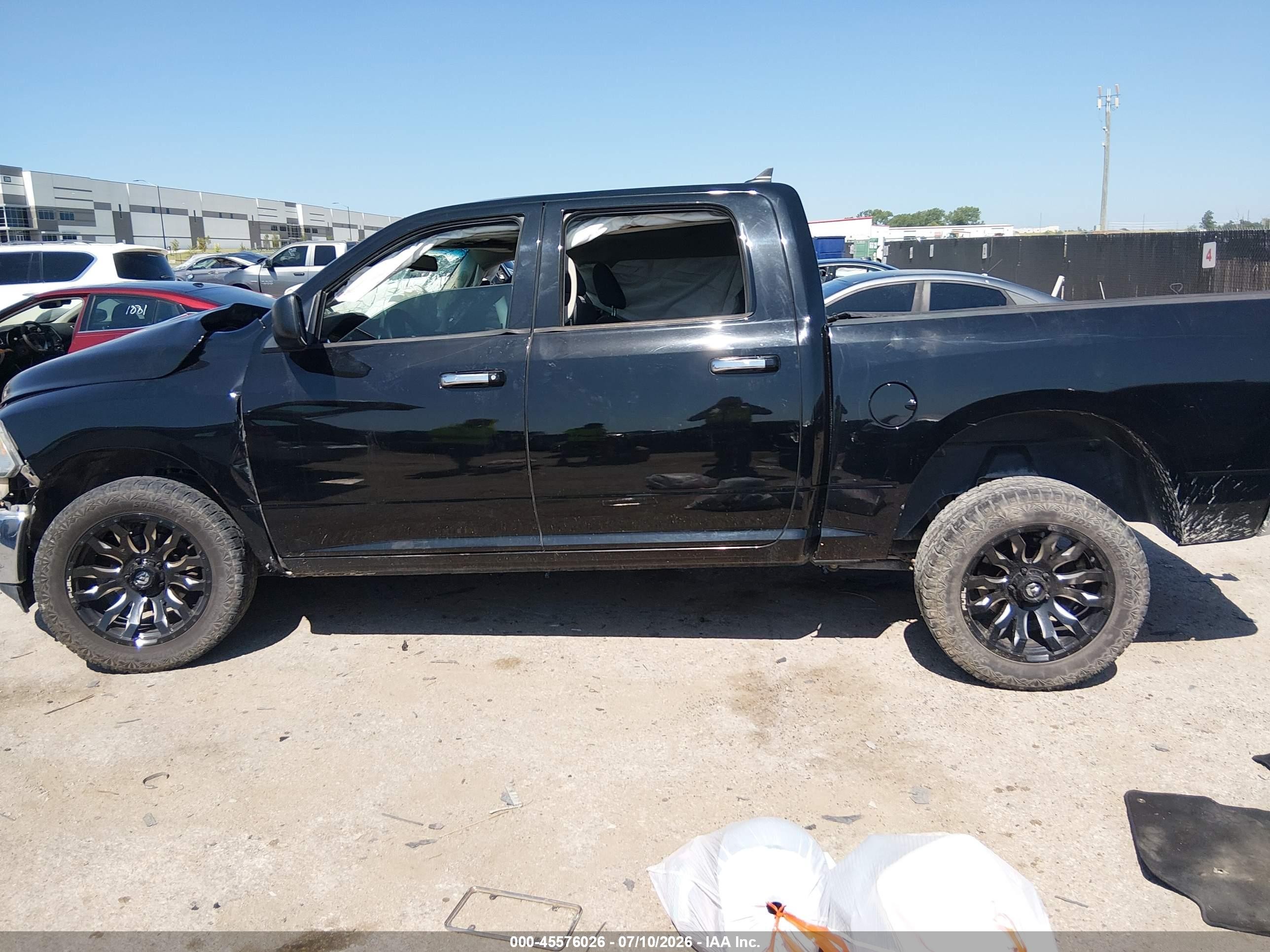 2014 Ram 1500 Big Horn Black vin: 1C6RR7LT1ES256405