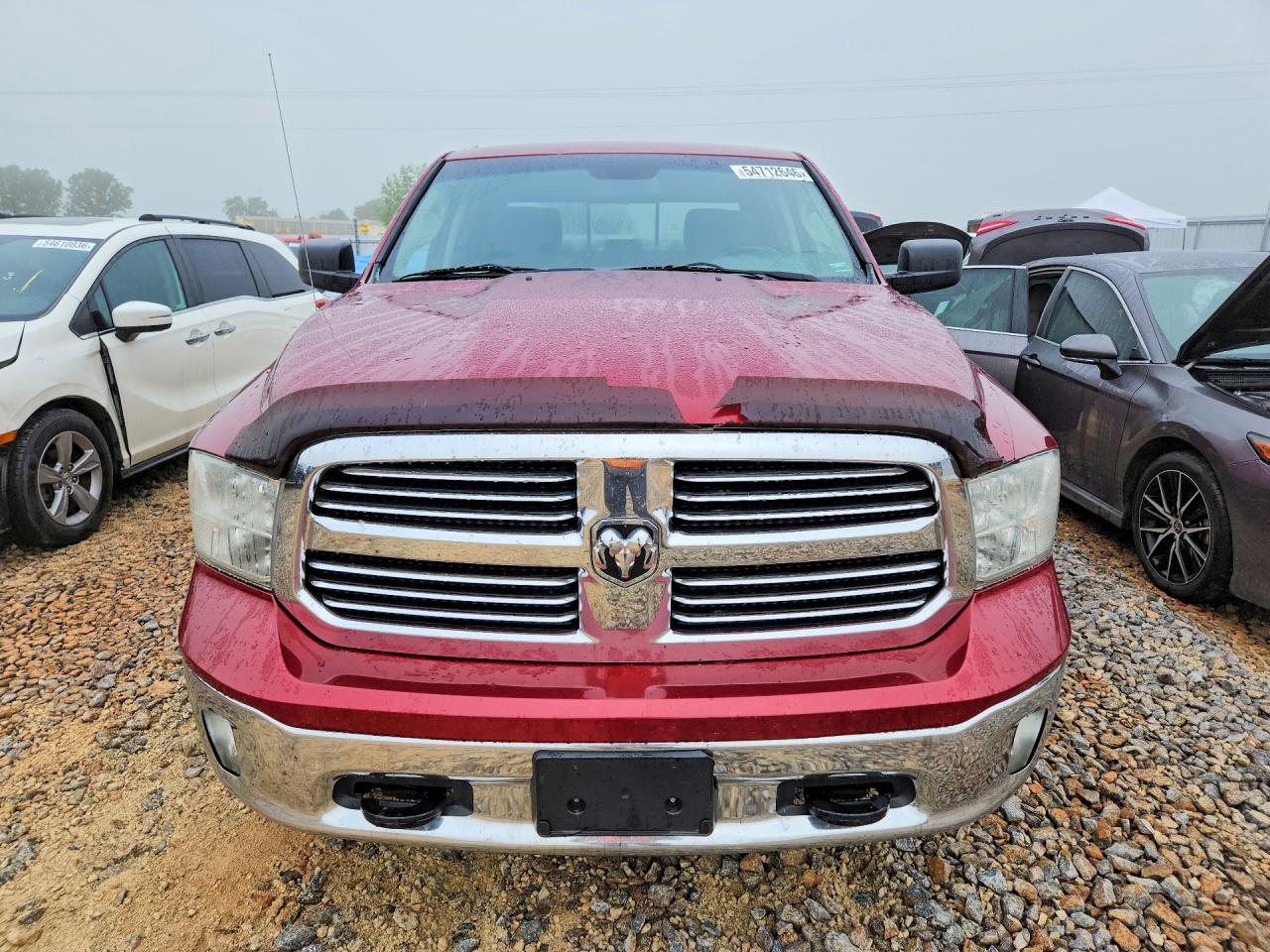2014 Ram 1500 Slt Maroon vin: 1C6RR7LT1ES268568