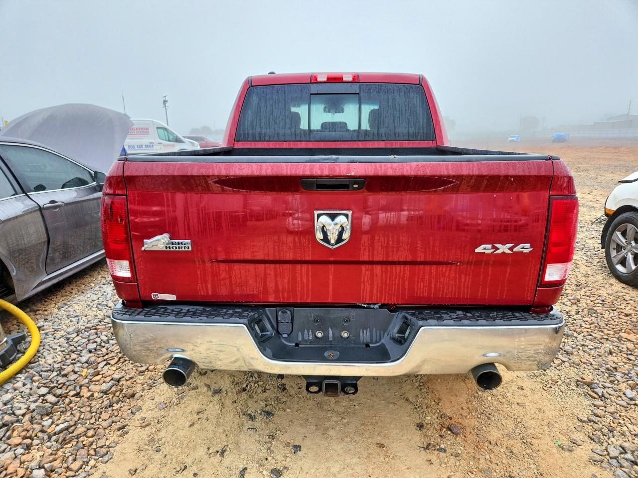 2014 Ram 1500 Slt Maroon vin: 1C6RR7LT1ES268568
