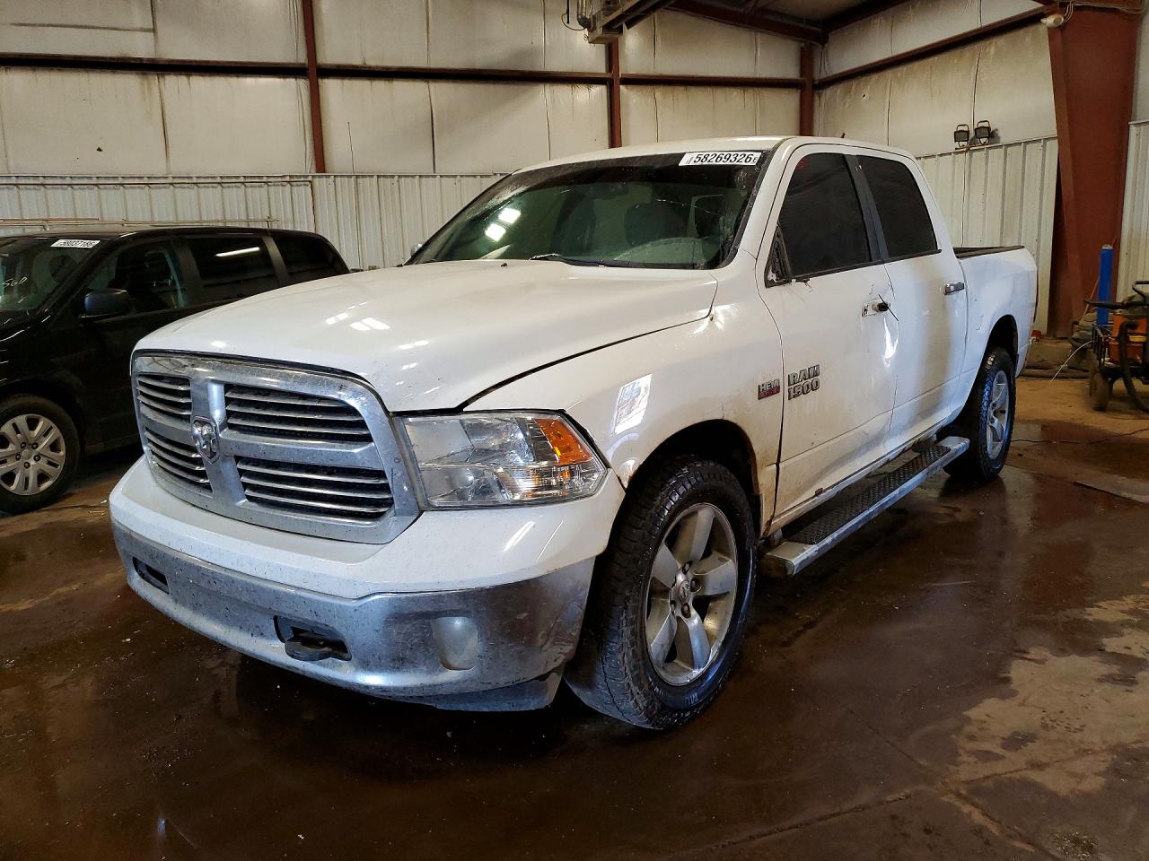 2014 Ram 1500 Slt White vin: 1C6RR7LT1ES289209