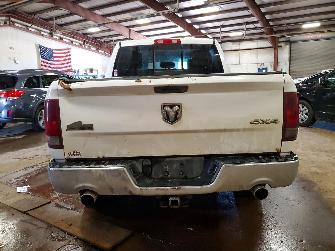 2014 Ram 1500 Slt White vin: 1C6RR7LT1ES289209