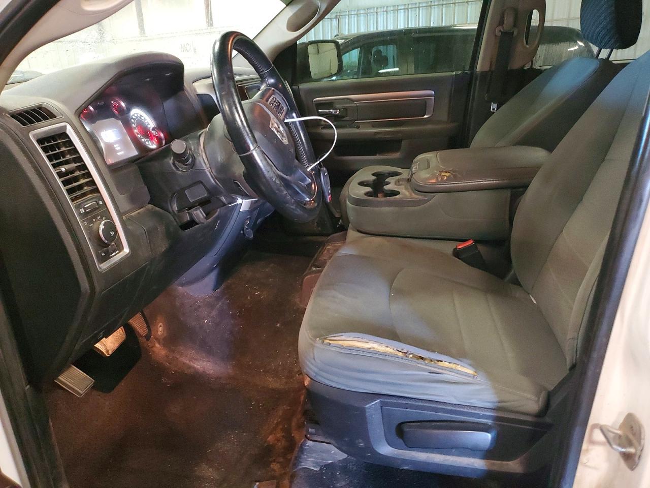 2014 Ram 1500 Slt White vin: 1C6RR7LT1ES289209
