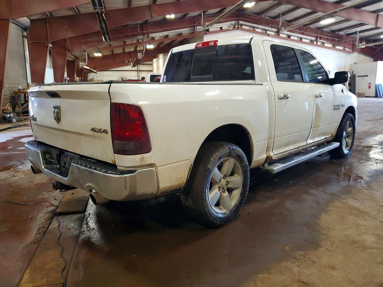 2014 Ram 1500 Slt White vin: 1C6RR7LT1ES289209