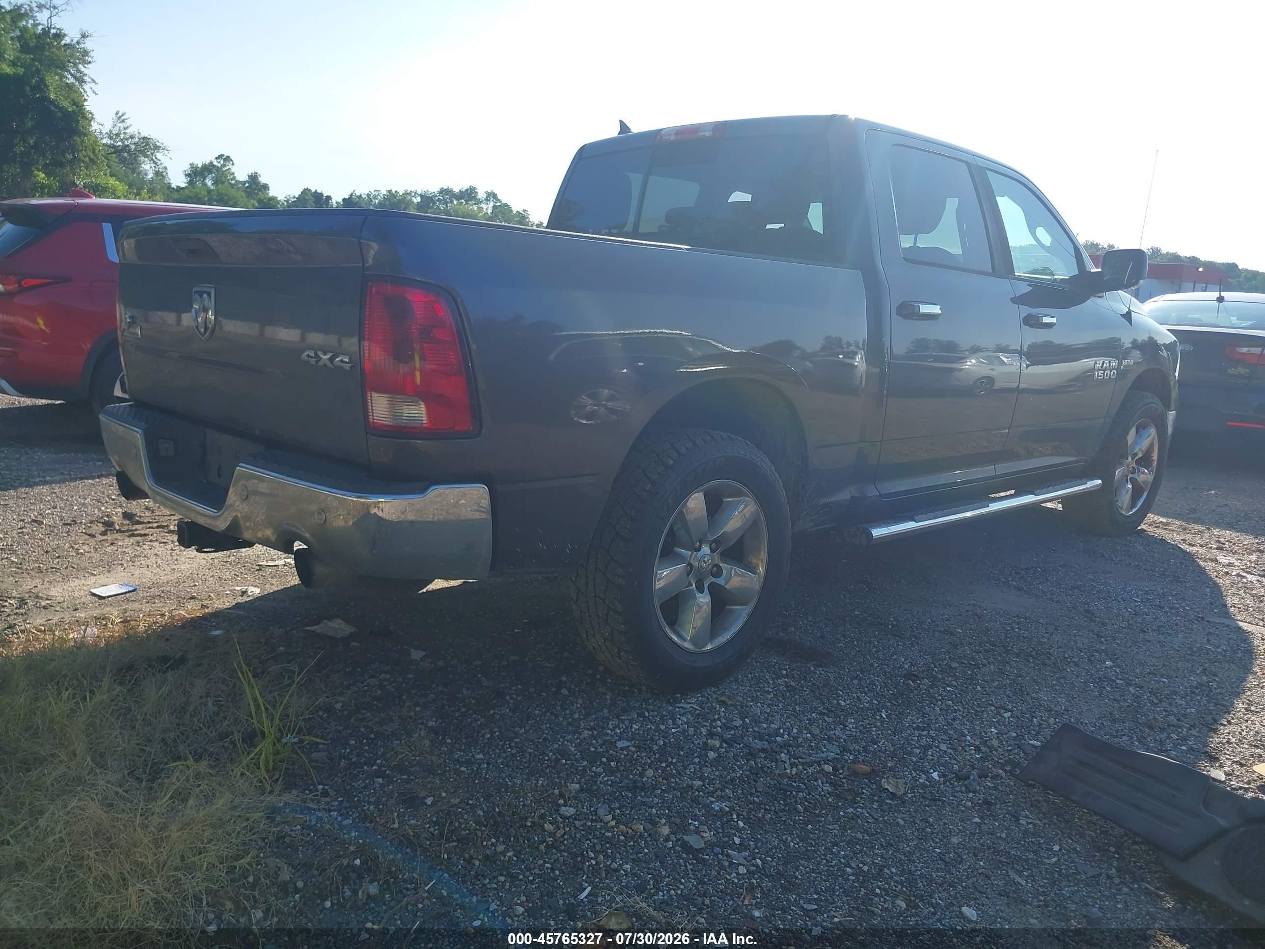 2014 Ram 1500 Big Horn Gray vin: 1C6RR7LT1ES296208