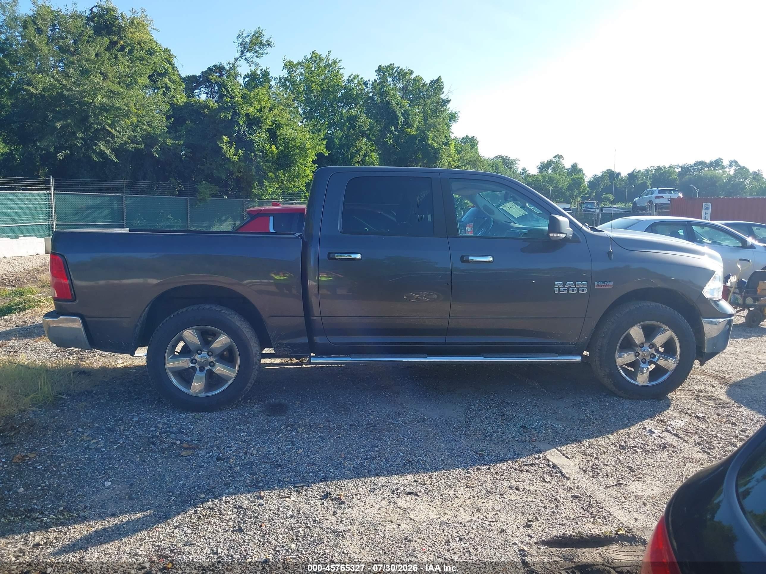 2014 Ram 1500 Big Horn Gray vin: 1C6RR7LT1ES296208