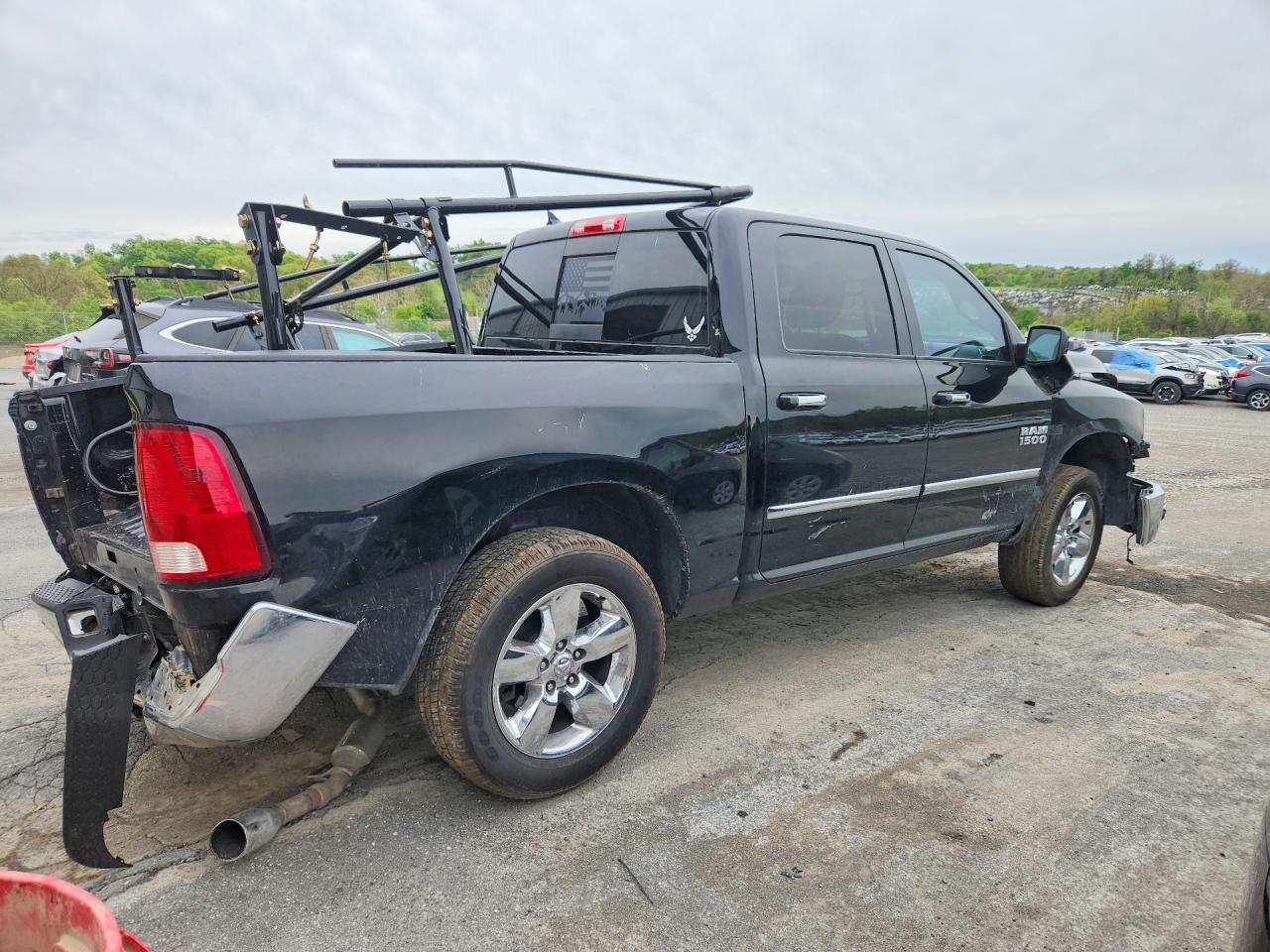 2014 Ram 1500 Slt Black vin: 1C6RR7LT1ES420767