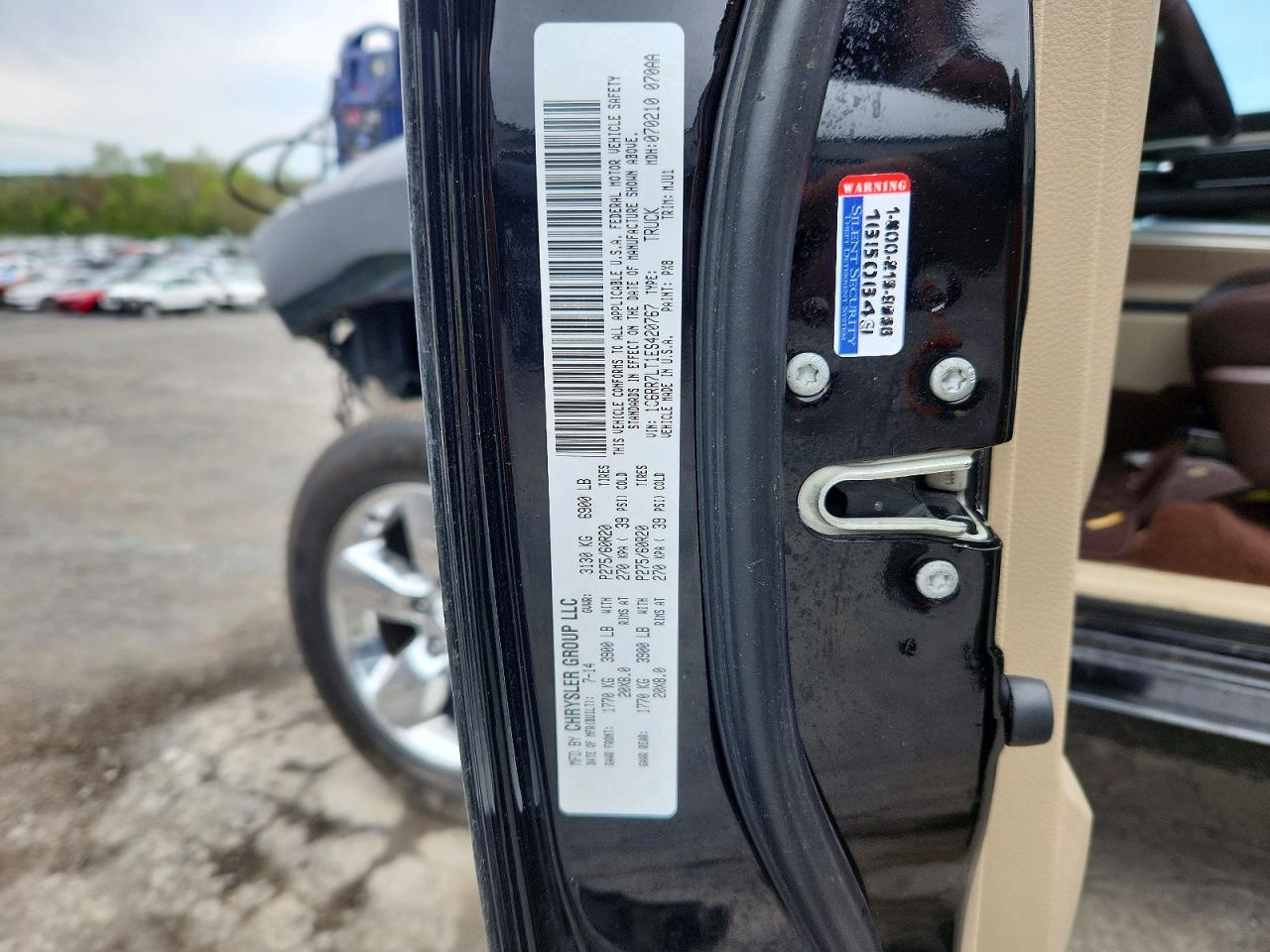 2014 Ram 1500 Slt Black vin: 1C6RR7LT1ES420767